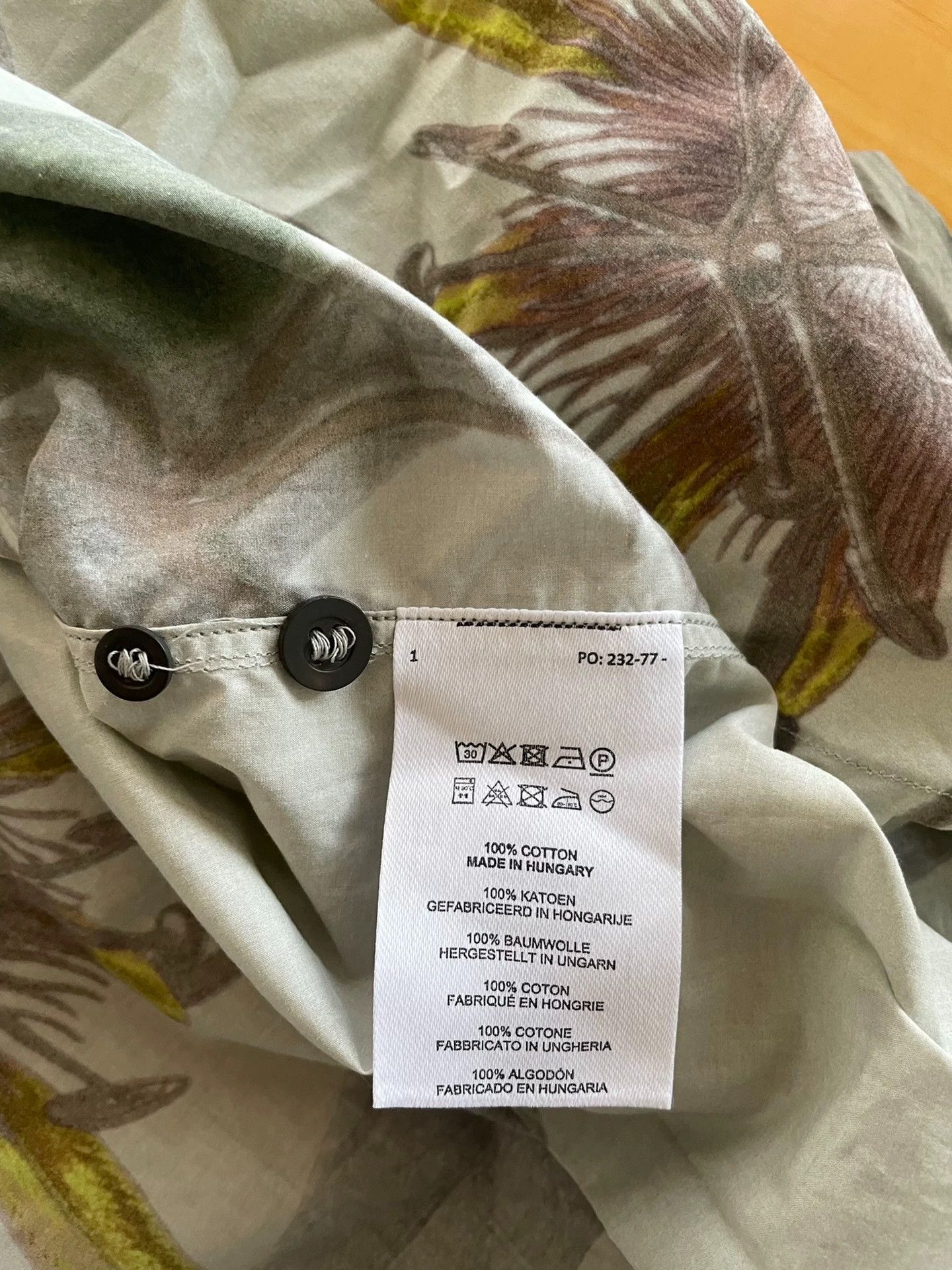Dries Van Noten Dries van noten Men's Plant Printed Shirt Size US L / EU 52-54 / 3 - 5 Thumbnail