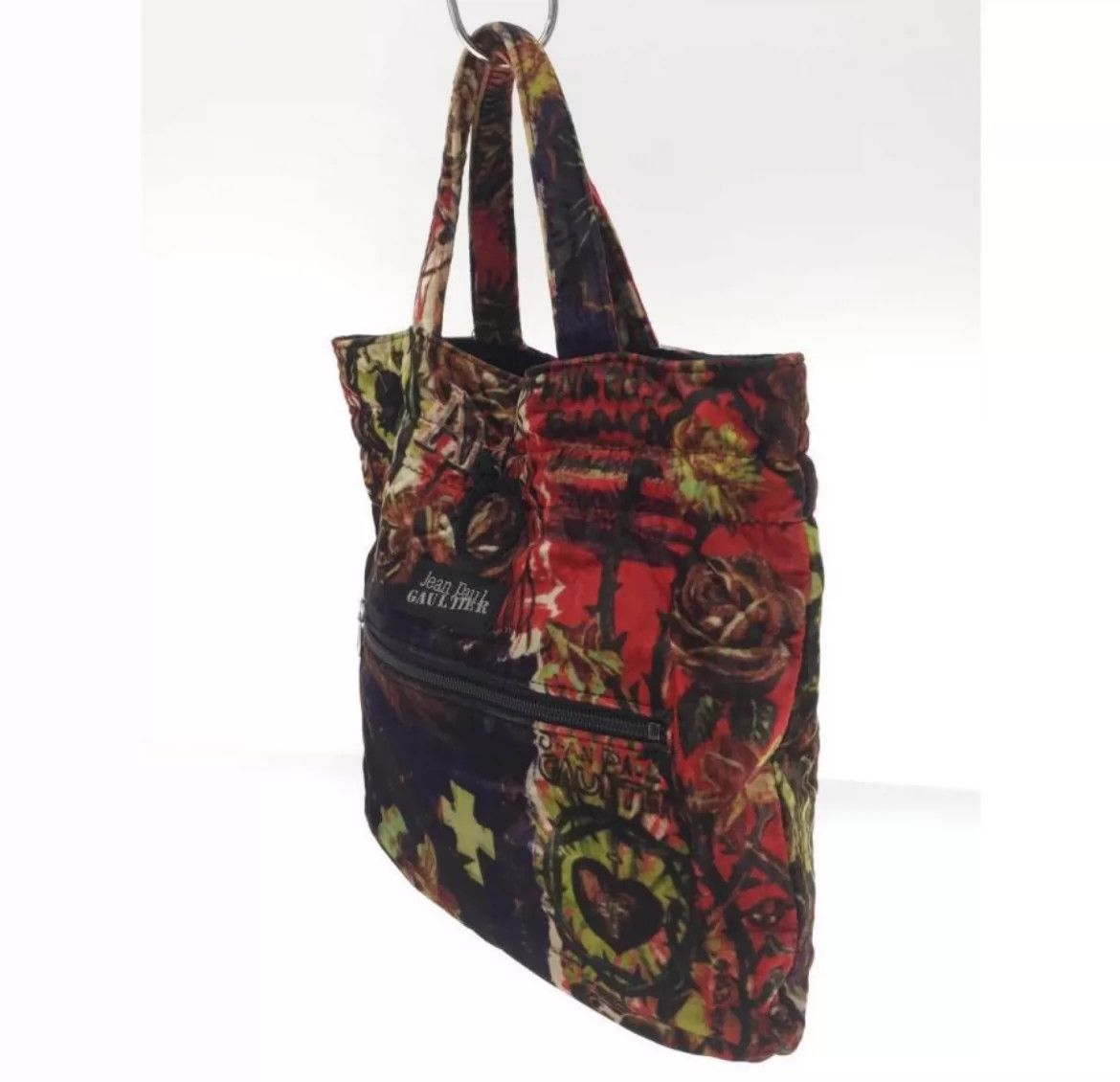 Jean Paul Gaultier Jean Paul Gaultier Rose thorn velvet handbag Size ONE SIZE - 2 Thumbnail