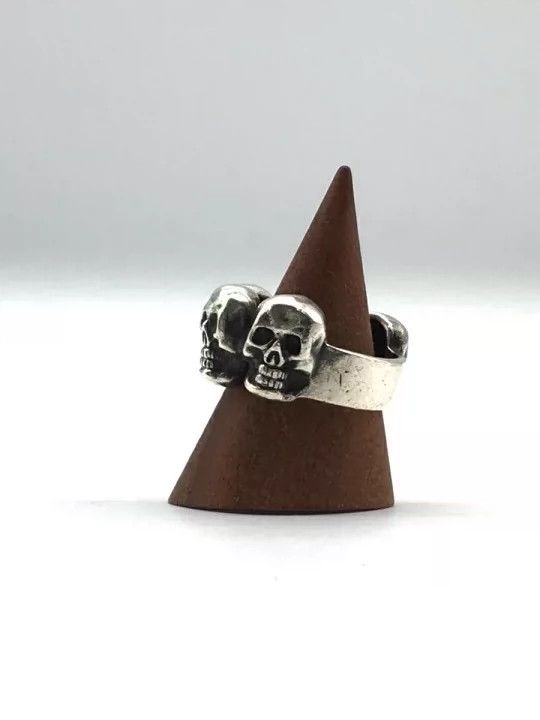 Jean Paul Gaultier Jean Paul Gaultier Skull sv950 silver ring Size ONE SIZE - 2 Thumbnail
