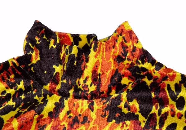 Jean Paul Gaultier Jean Paul Gaultier Jet printed velvet top Size US M / EU 48-50 / 2 - 3 Thumbnail