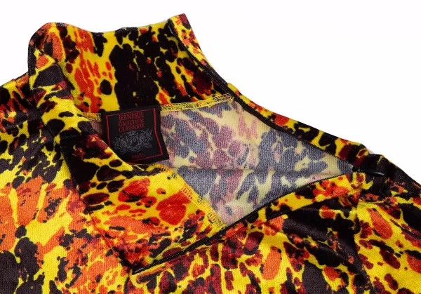 Jean Paul Gaultier Jean Paul Gaultier Jet printed velvet top Size US M / EU 48-50 / 2 - 4 Thumbnail