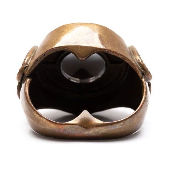 Jean Paul Gaultier Jean Paul Gaultier Bronze double finger love ring Size ONE SIZE - 5 Thumbnail