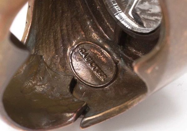 Jean Paul Gaultier Jean Paul Gaultier Bronze double finger love ring Size ONE SIZE - 8 Thumbnail