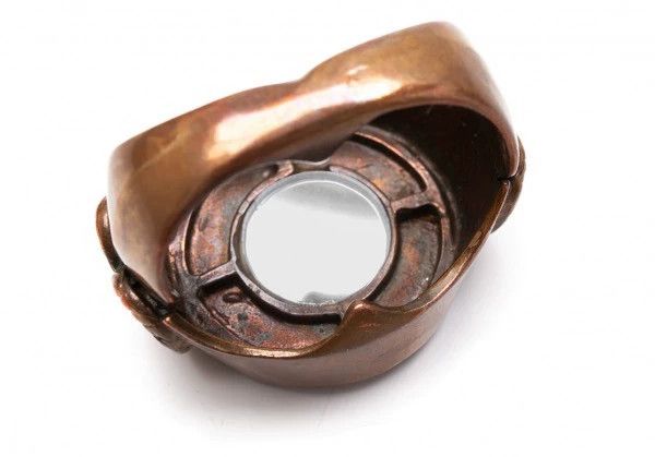 Jean Paul Gaultier Jean Paul Gaultier Bronze double finger love ring Size ONE SIZE - 7 Thumbnail