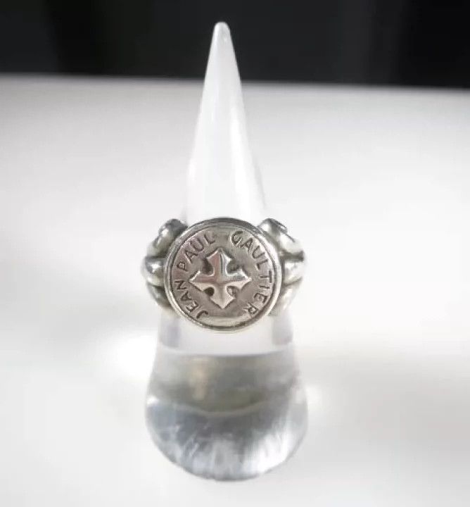 Jean Paul Gaultier Jean Paul Gaultier Cross 925 silver ring Size ONE SIZE - 3 Thumbnail