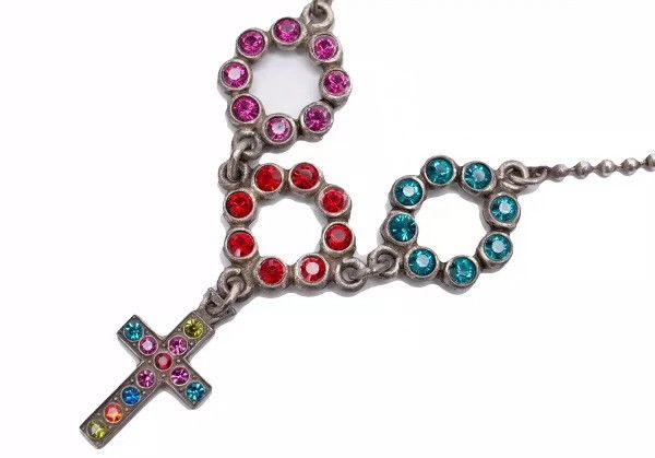 Jean Paul Gaultier Jean Paul Gaultier Colored cross necklace Size ONE SIZE - 3 Thumbnail