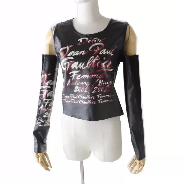 Jean Paul Gaultier Jean Paul Gaultier Calfskin chain leather clothing Size US M / EU 48-50 / 2 - 5 Thumbnail