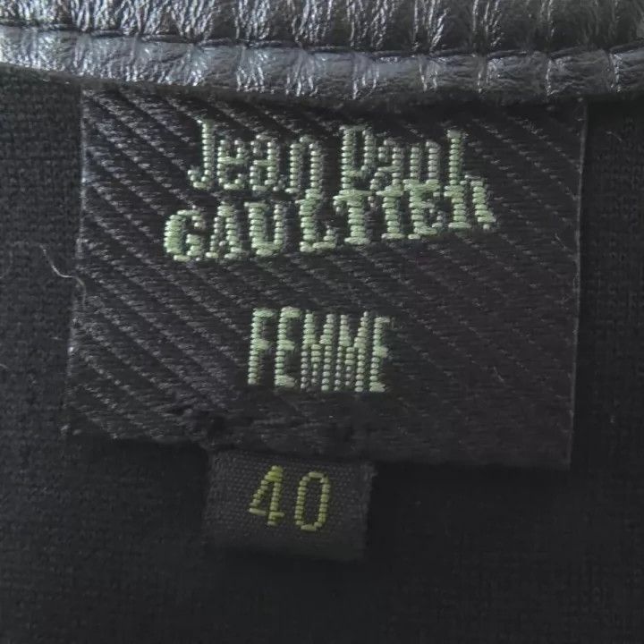 Jean Paul Gaultier Jean Paul Gaultier Calfskin chain leather clothing Size US M / EU 48-50 / 2 - 3 Thumbnail