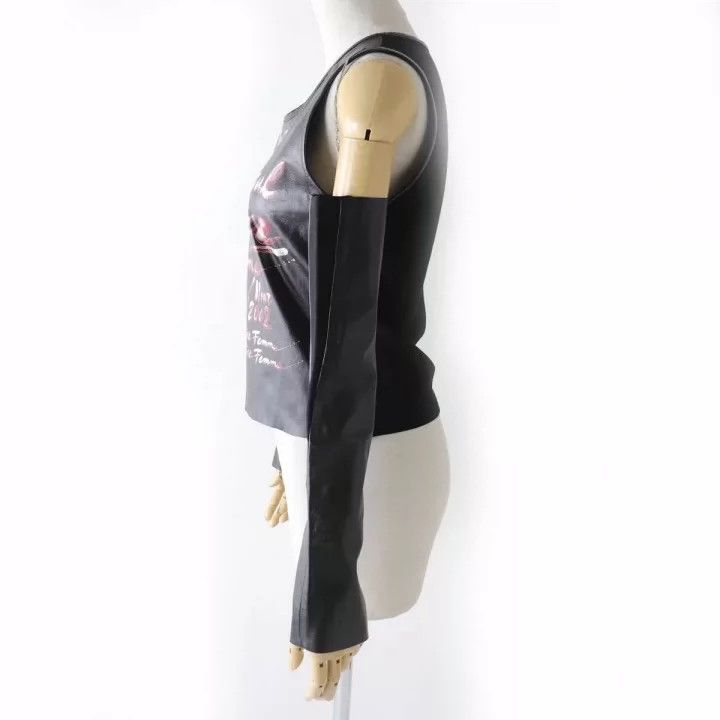 Jean Paul Gaultier Jean Paul Gaultier Calfskin chain leather clothing Size US M / EU 48-50 / 2 - 6 Thumbnail