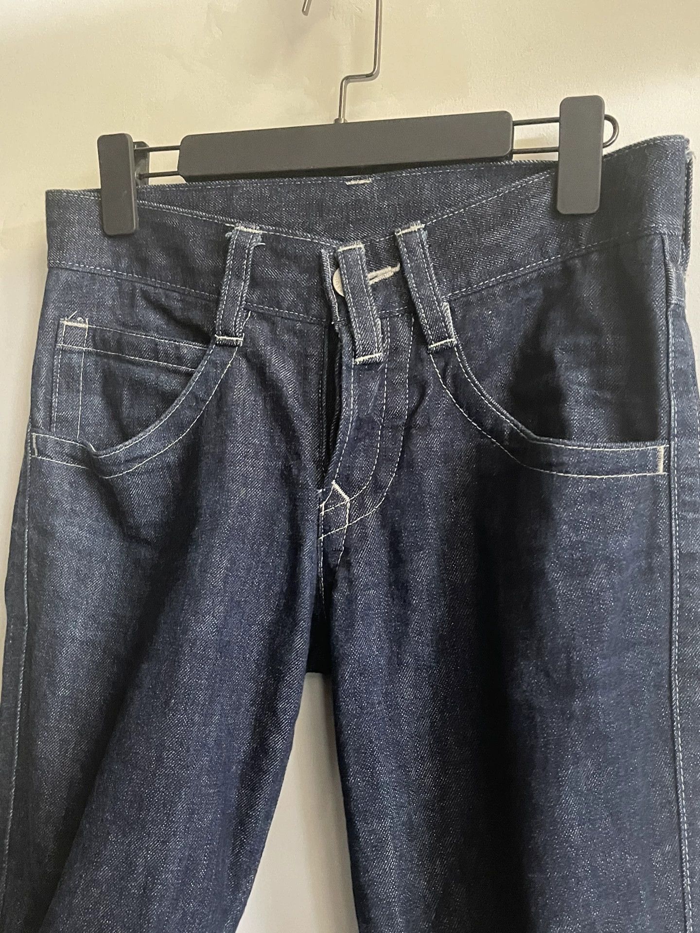 Jean Paul Gaultier Jean Paul Gaultier Wide-leg micro-pull jeans Size US 30 / EU 46 - 2 Thumbnail