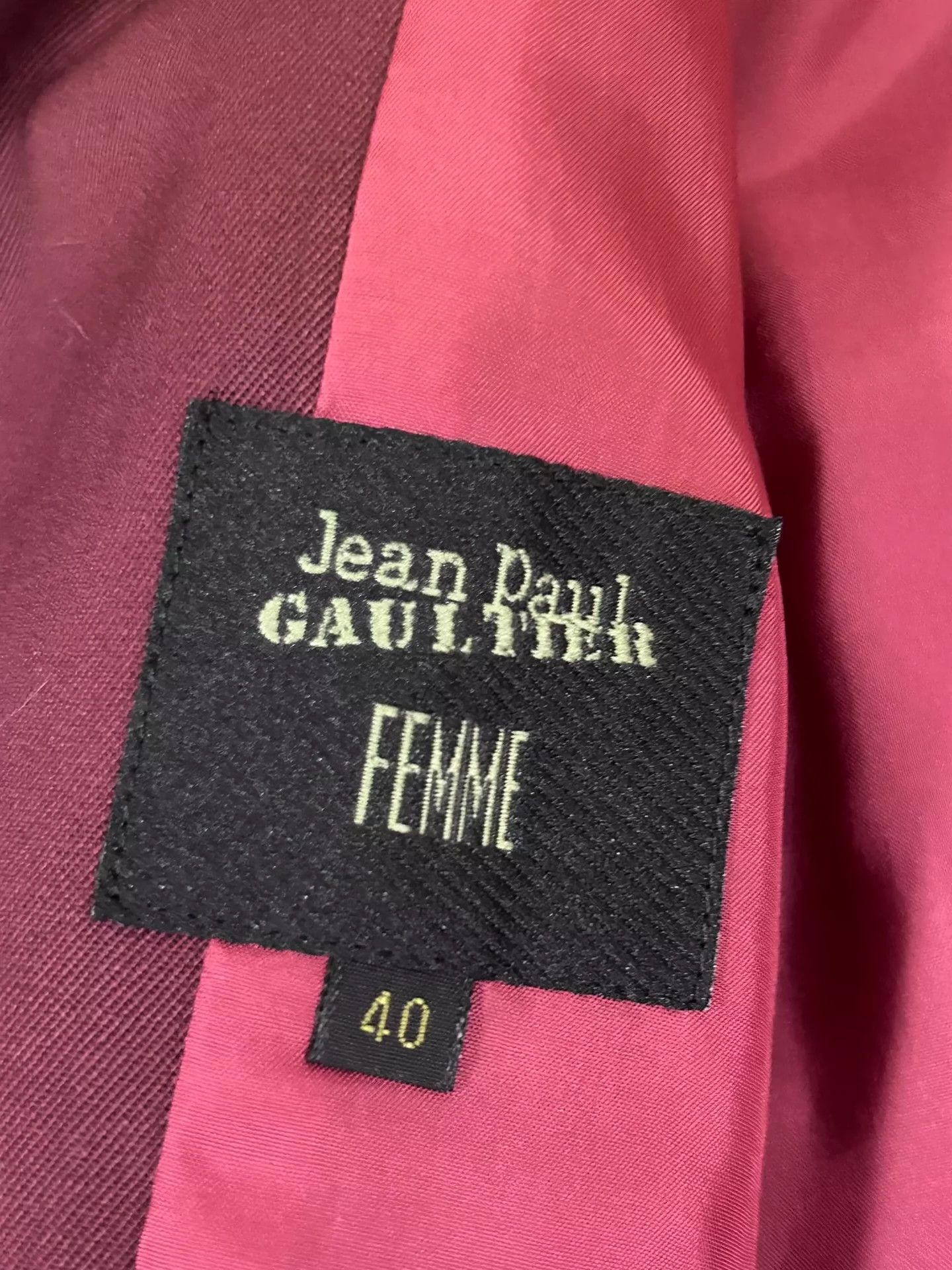 Jean Paul Gaultier Jean Paul Gaultier Shoulder pad coatask Size US M / EU 48-50 / 2 - 7 Thumbnail