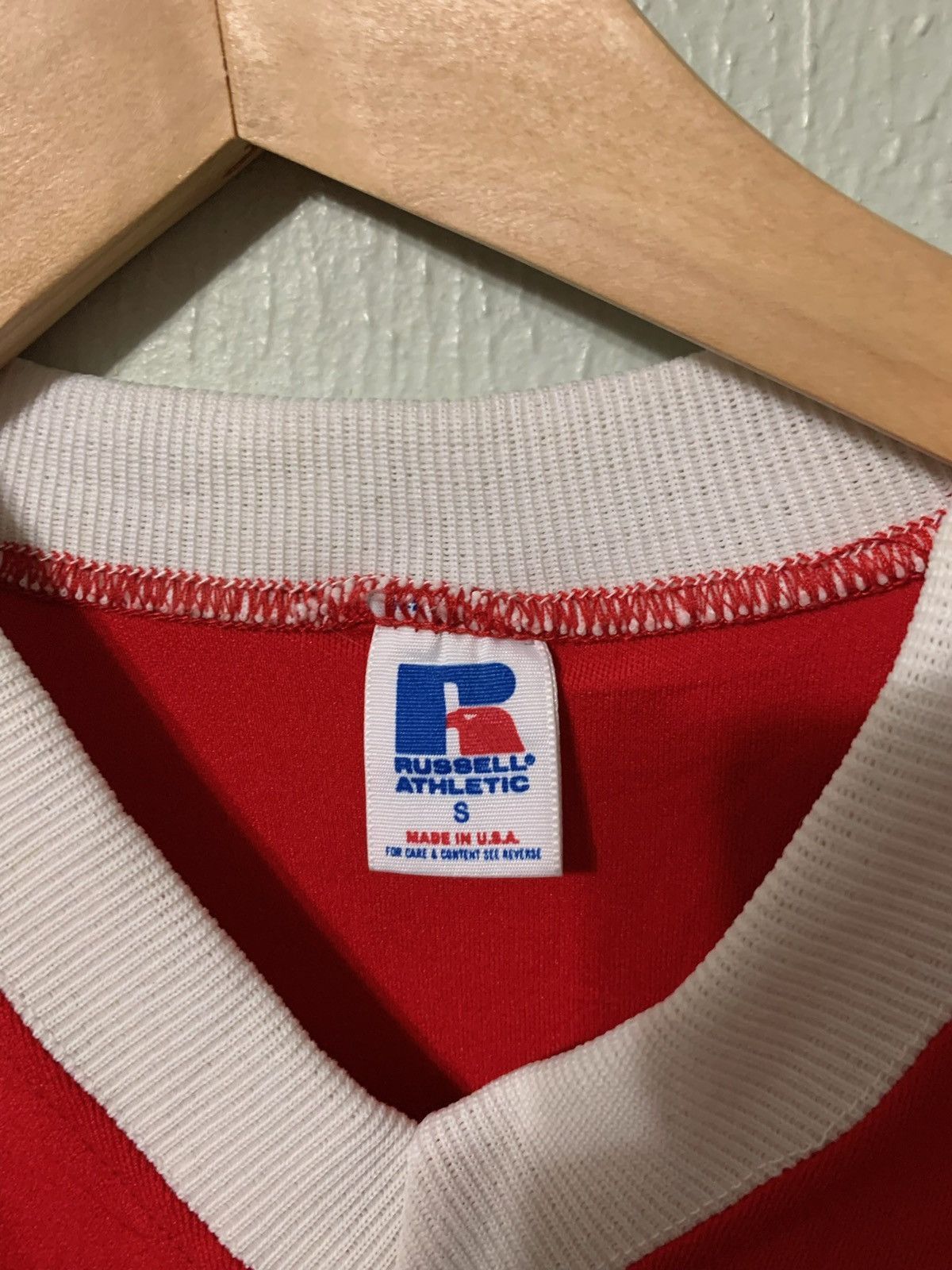 Vintage Vintage 1980s Russell Athletics Jersey Size US S / EU 44-46 / 1 - 2 Thumbnail