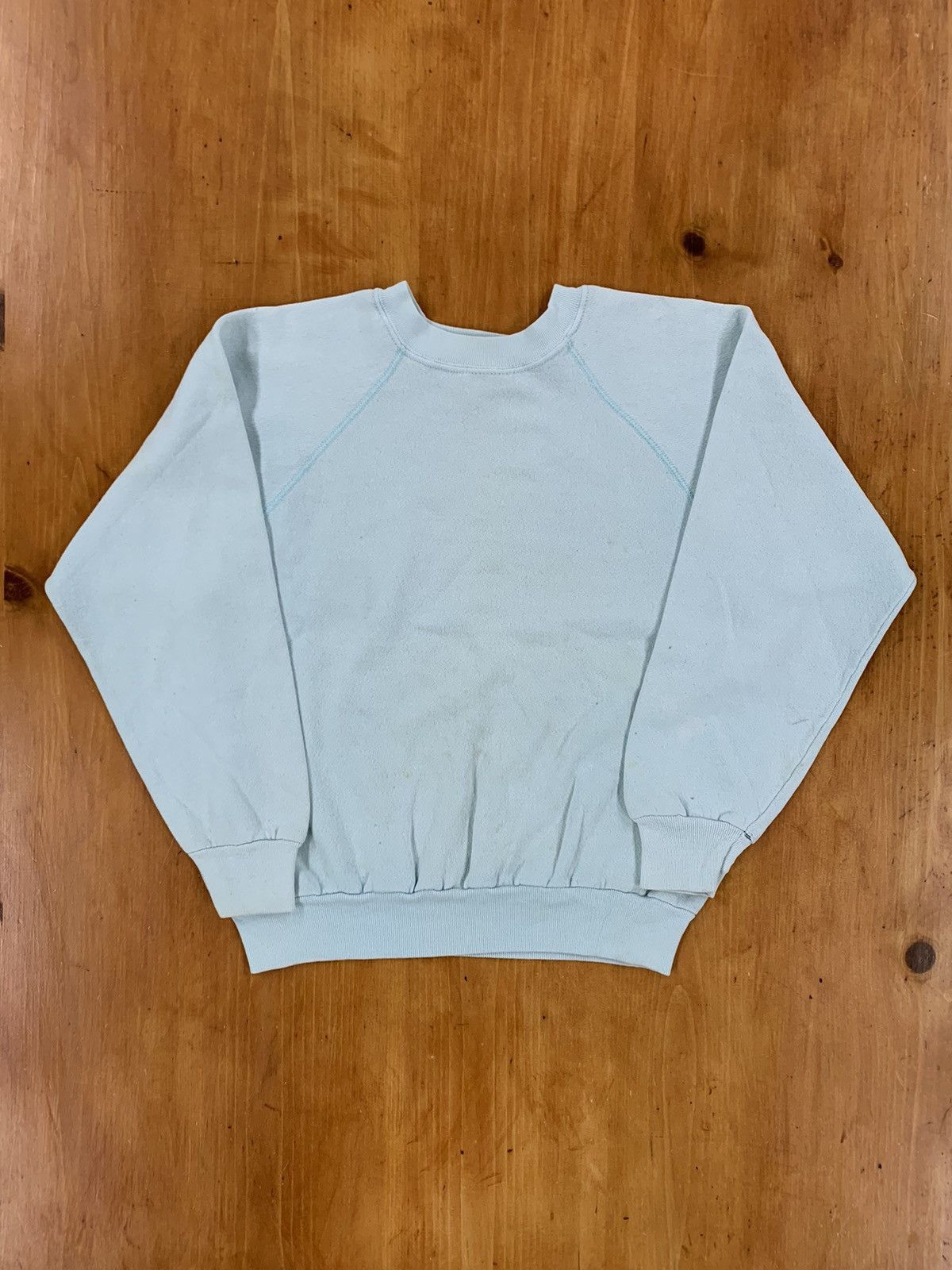 Vintage Vintage Crewneck 1980s Tultex Baby Blue Crewneck Size US S / EU 44-46 / 1 - 6 Thumbnail