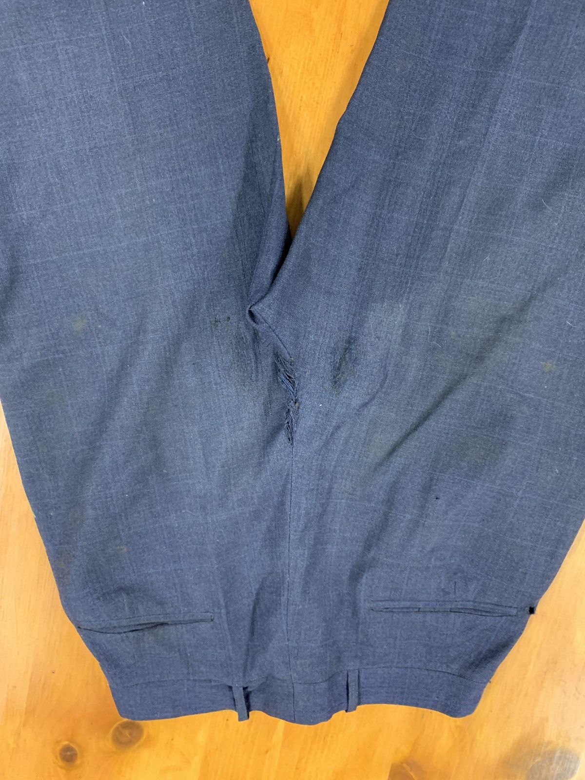 Jean × Vintage Vintage Dress Pants Button Fly Checker Size US 30 / EU 46 - 3 Thumbnail