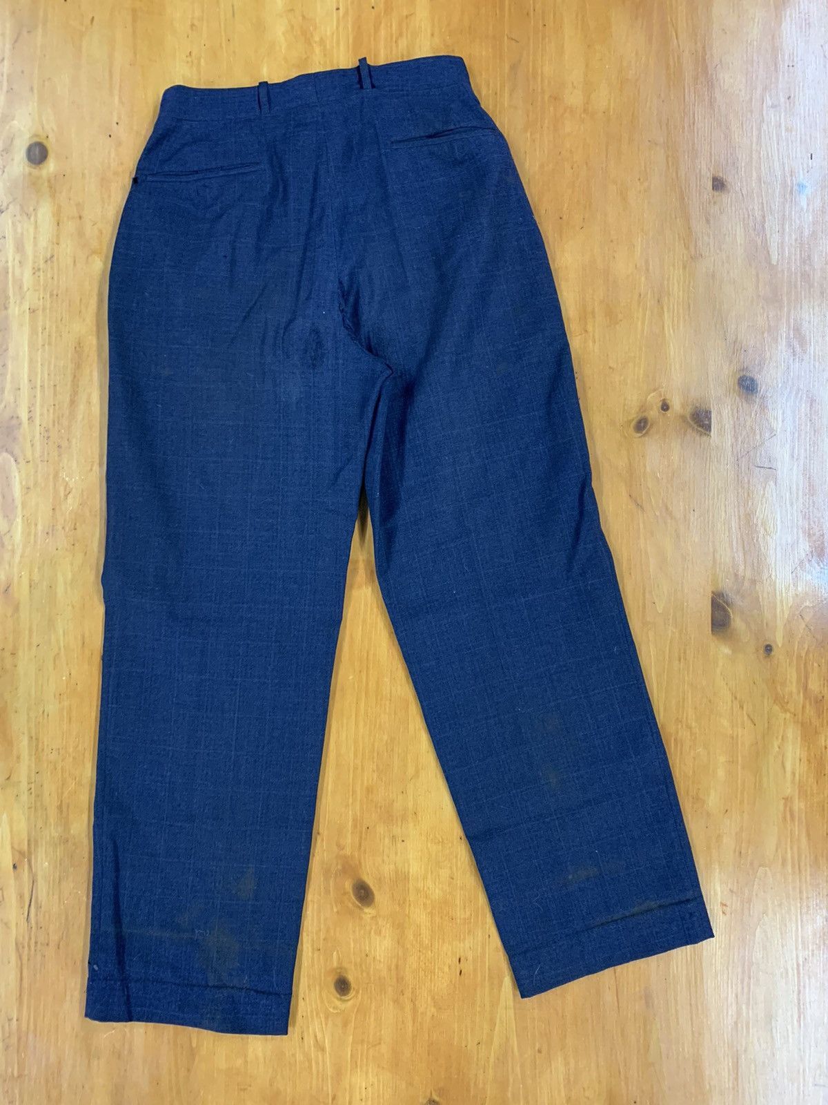 Jean × Vintage Vintage Dress Pants Button Fly Checker Size US 30 / EU 46 - 4 Thumbnail