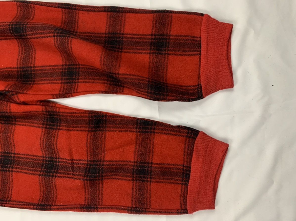 Jean × Vintage Vintage Punk Plaid Suspender Wool Pants 38x30 Size US 38 / EU 54 - 6 Thumbnail