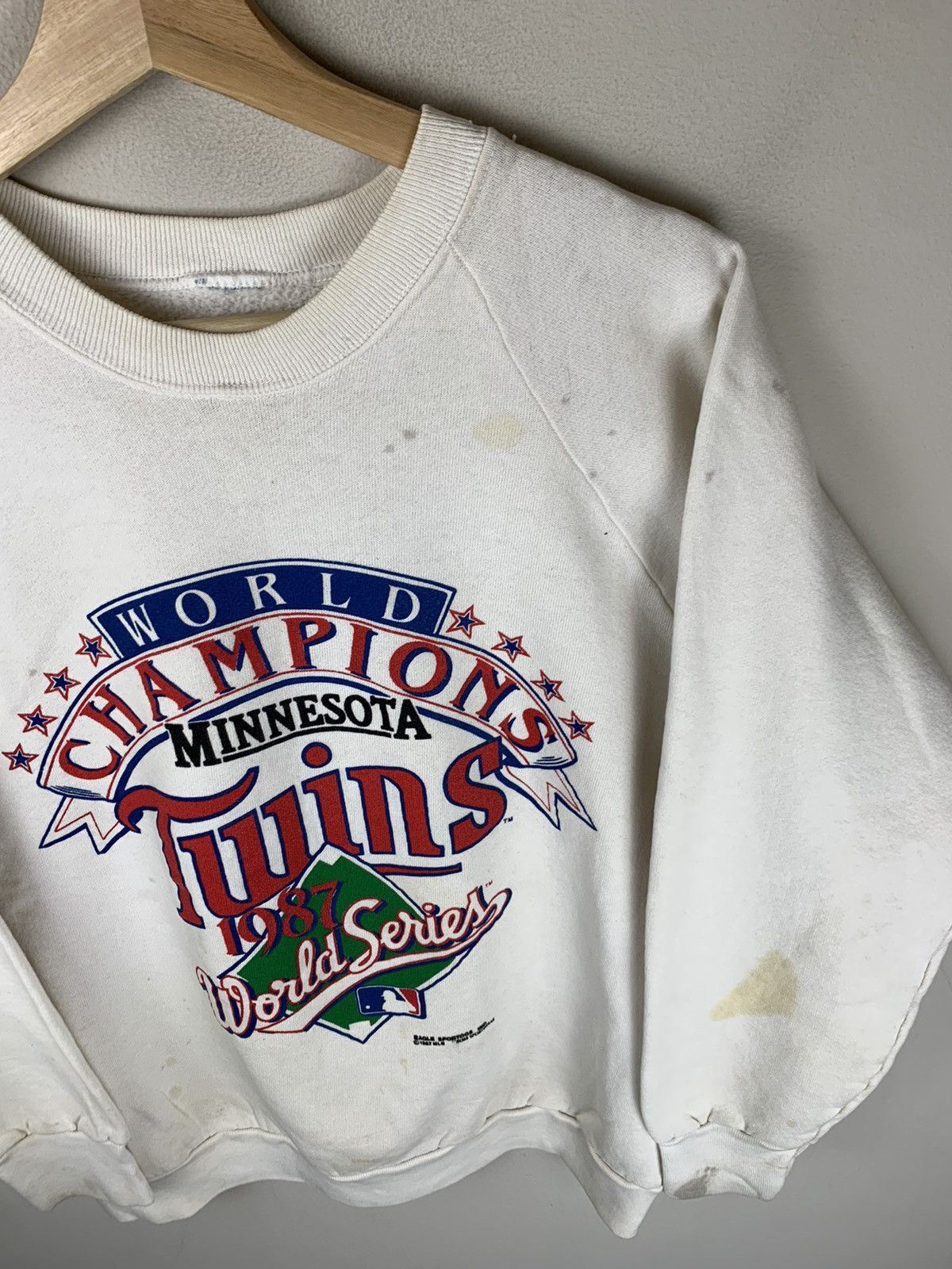 Champion × Vintage Vintage Crewneck Minnesota Twins Championship Crewneck Size US S / EU 44-46 / 1 - 3 Thumbnail