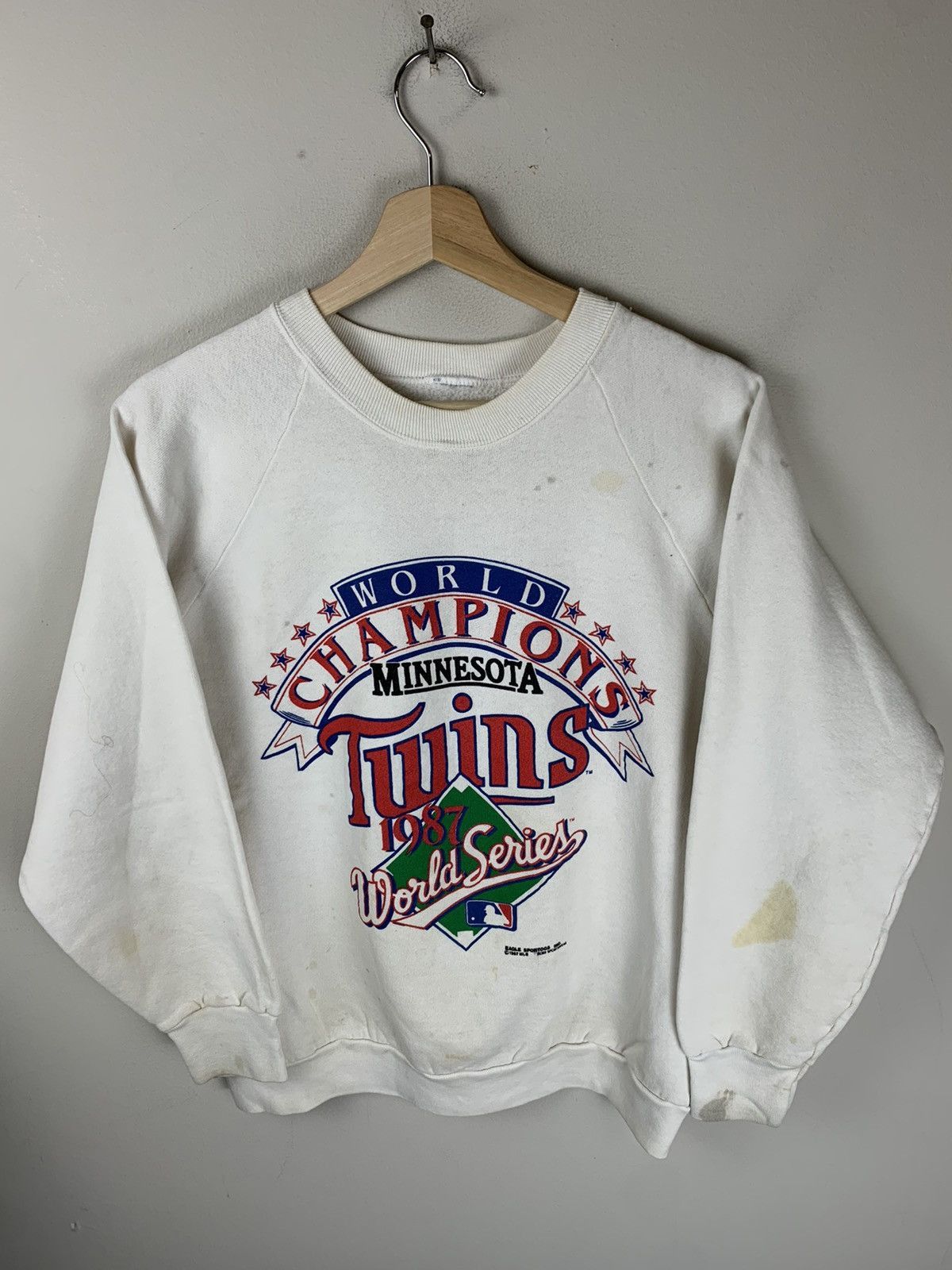 Champion × Vintage Vintage Crewneck Minnesota Twins Championship Crewneck Size US S / EU 44-46 / 1 - 2 Thumbnail
