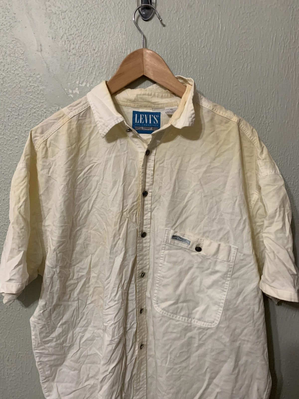 Levi's × Vintage Vintage Levis Silver Tab Fade Button Up Size US XL / EU 56 / 4 - 3 Thumbnail