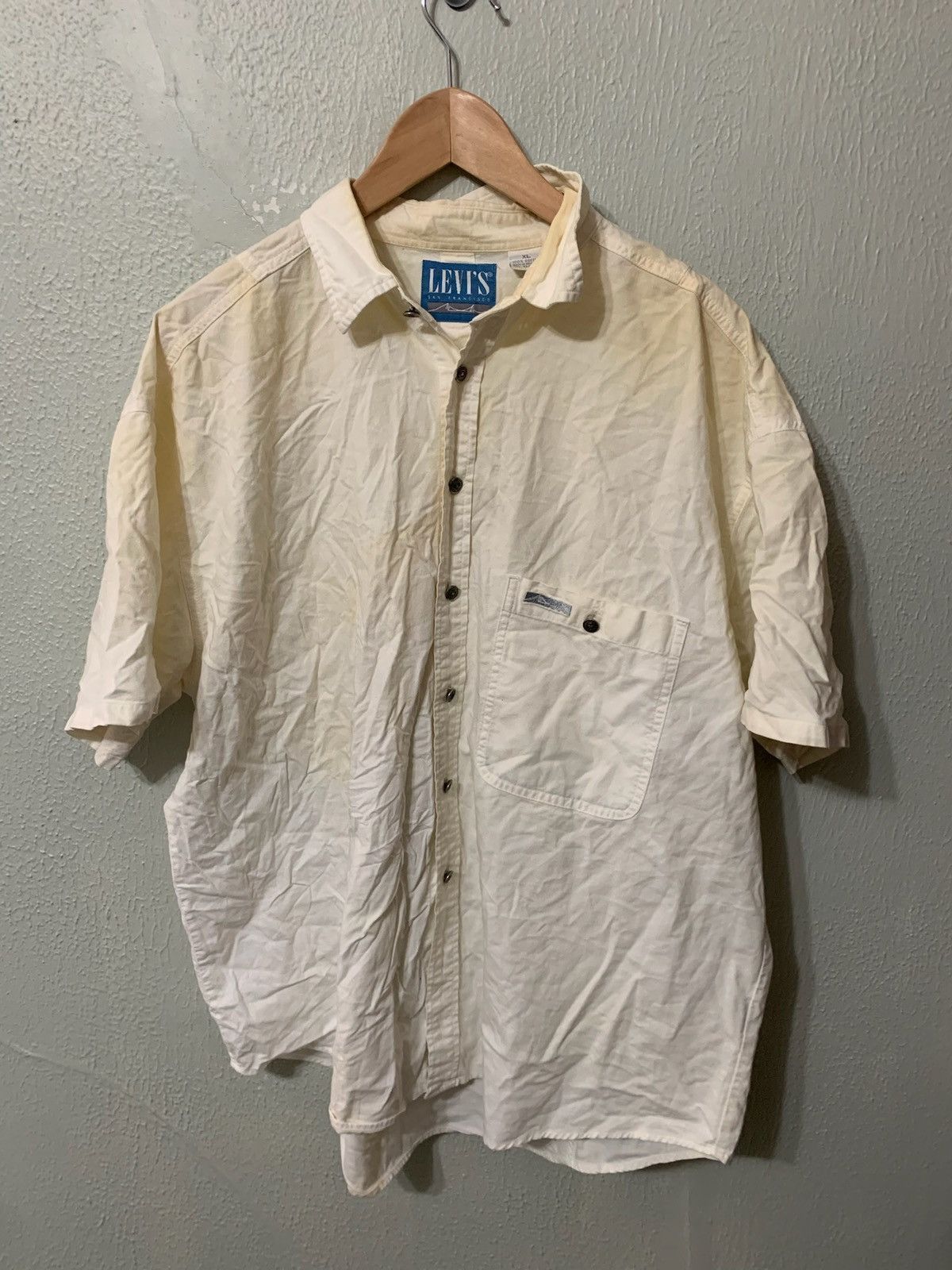 Levi's × Vintage Vintage Levis Silver Tab Fade Button Up Size US XL / EU 56 / 4 - 4 Thumbnail