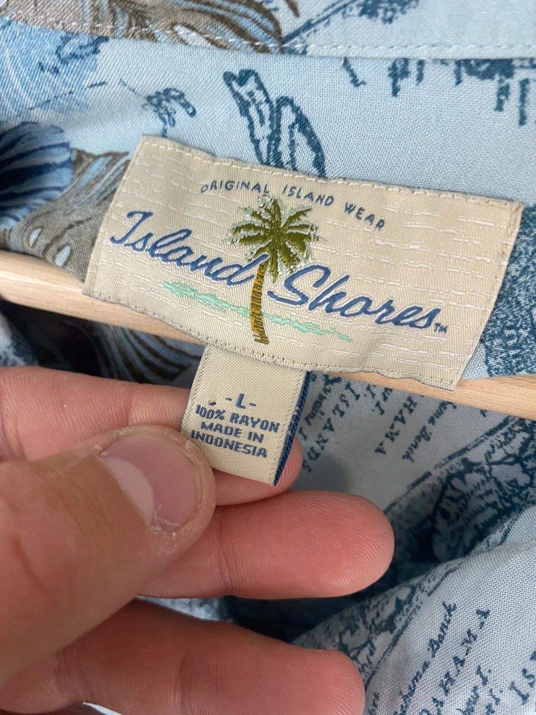 Vintage Vintage Island Map Hawaiian Shirt Size US L / EU 52-54 / 3 - 2 Thumbnail