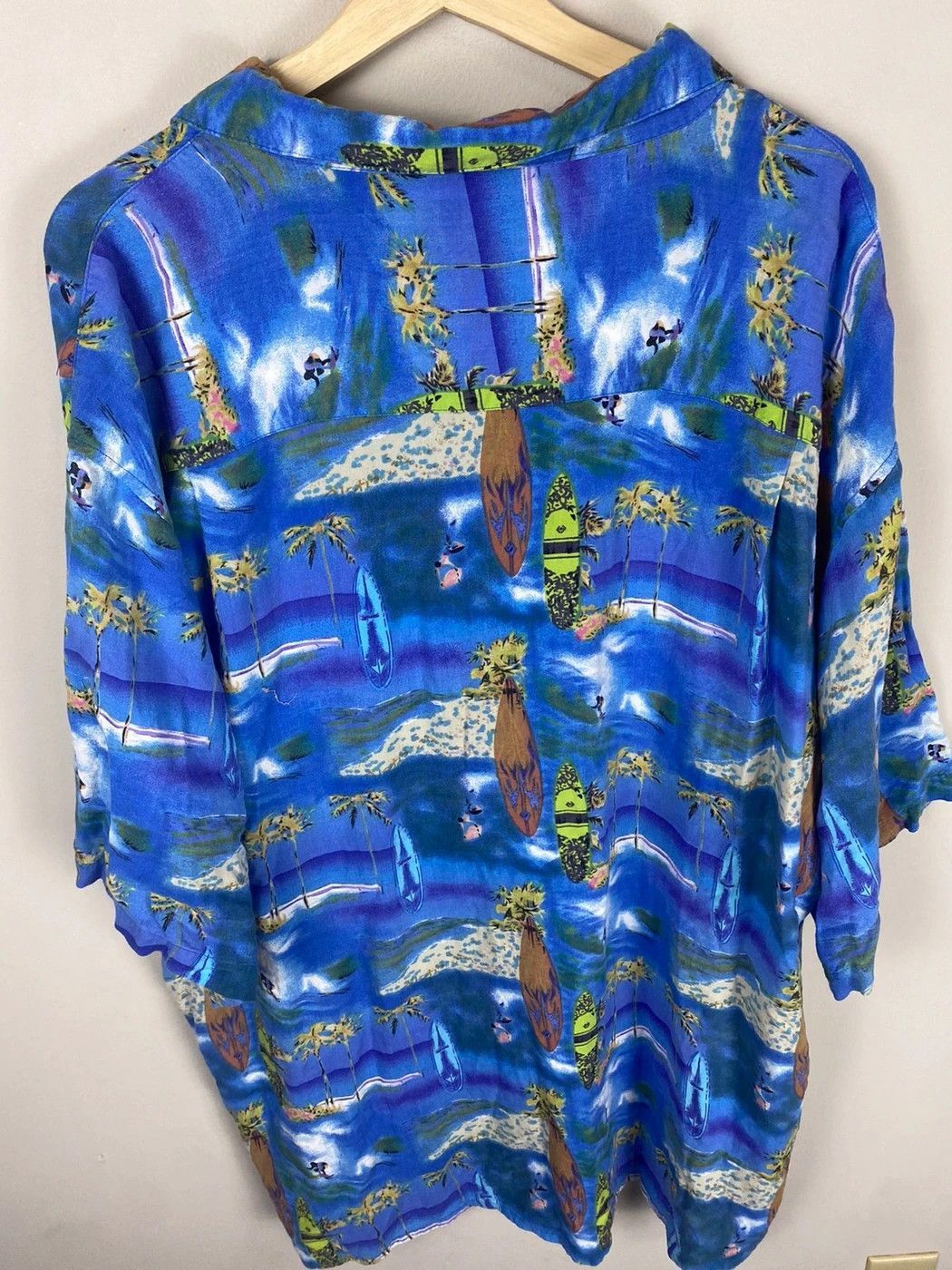 Vintage Vintage Surfer Beach Hawaiian Shirt Size US XXL / EU 58 / 5 - 3 Thumbnail