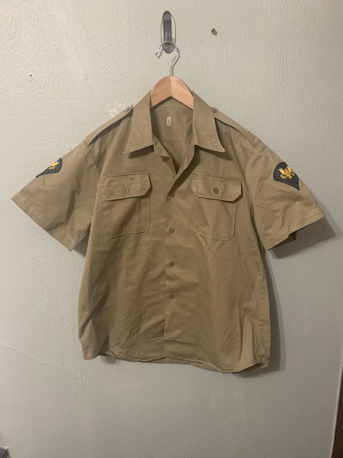 Vintage Vintage 1960s Vietnam War Barracks Shirt Size US L / EU 52-54 / 3 - 2 Thumbnail
