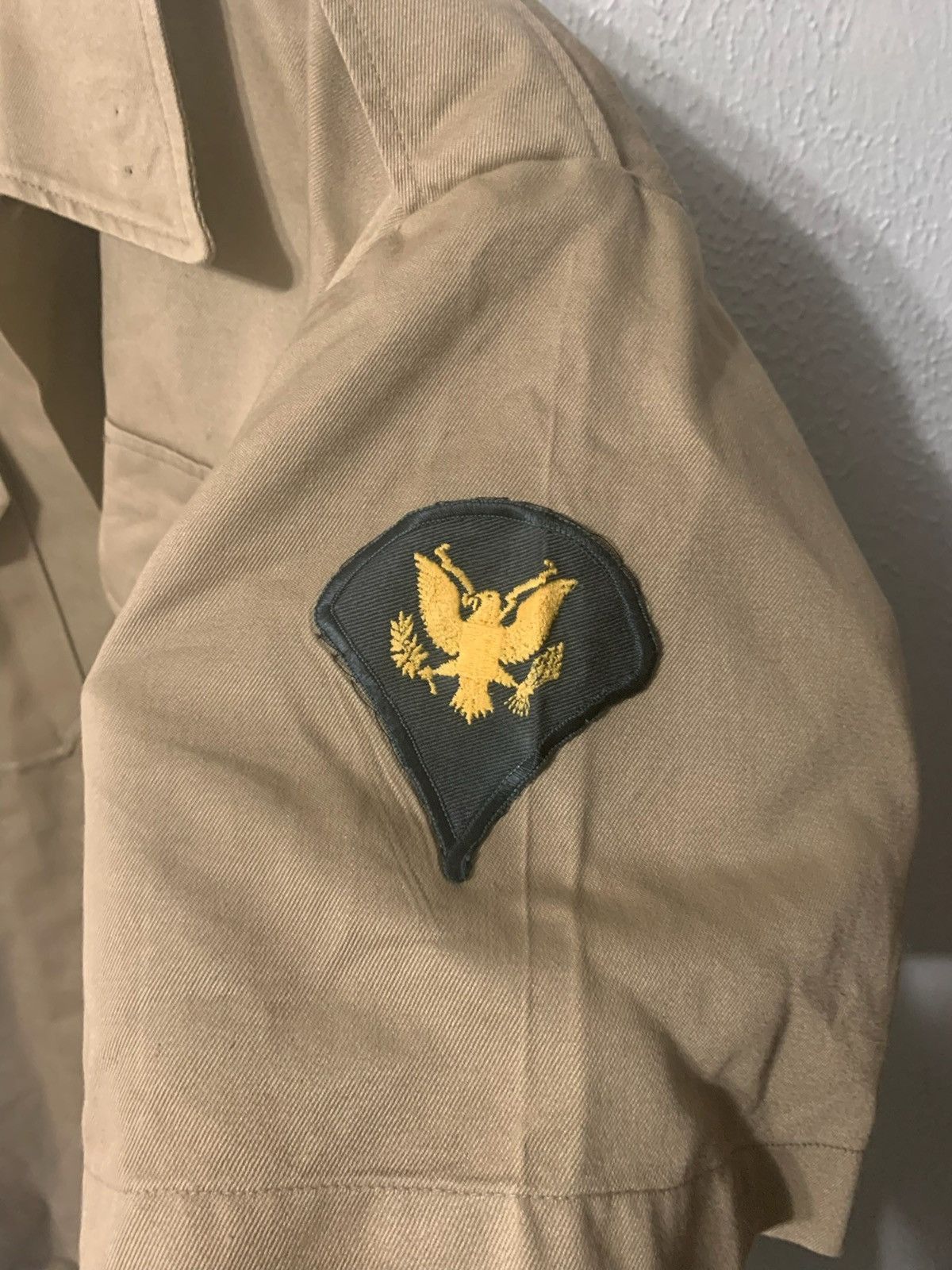Vintage Vintage 1960s Vietnam War Barracks Shirt Size US L / EU 52-54 / 3 - 4 Thumbnail