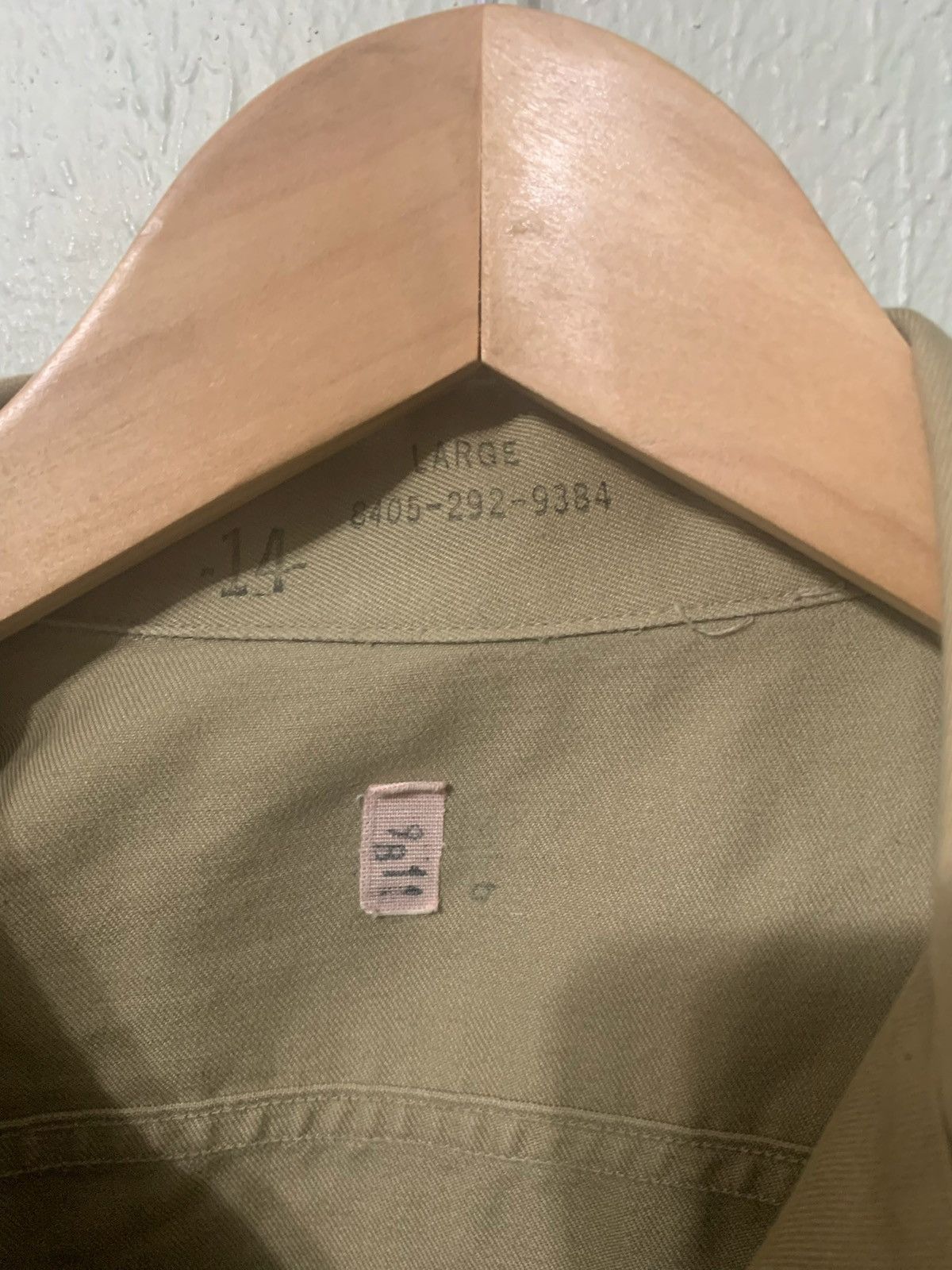 Vintage Vintage 1960s Vietnam War Barracks Shirt Size US L / EU 52-54 / 3 - 3 Thumbnail