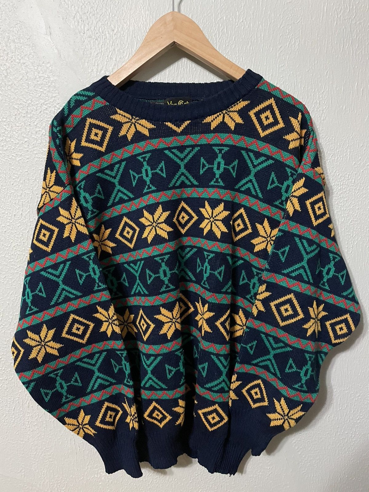 Vintage Vintage Green Bay Knit Sweater Size US L / EU 52-54 / 3 - 2 Thumbnail