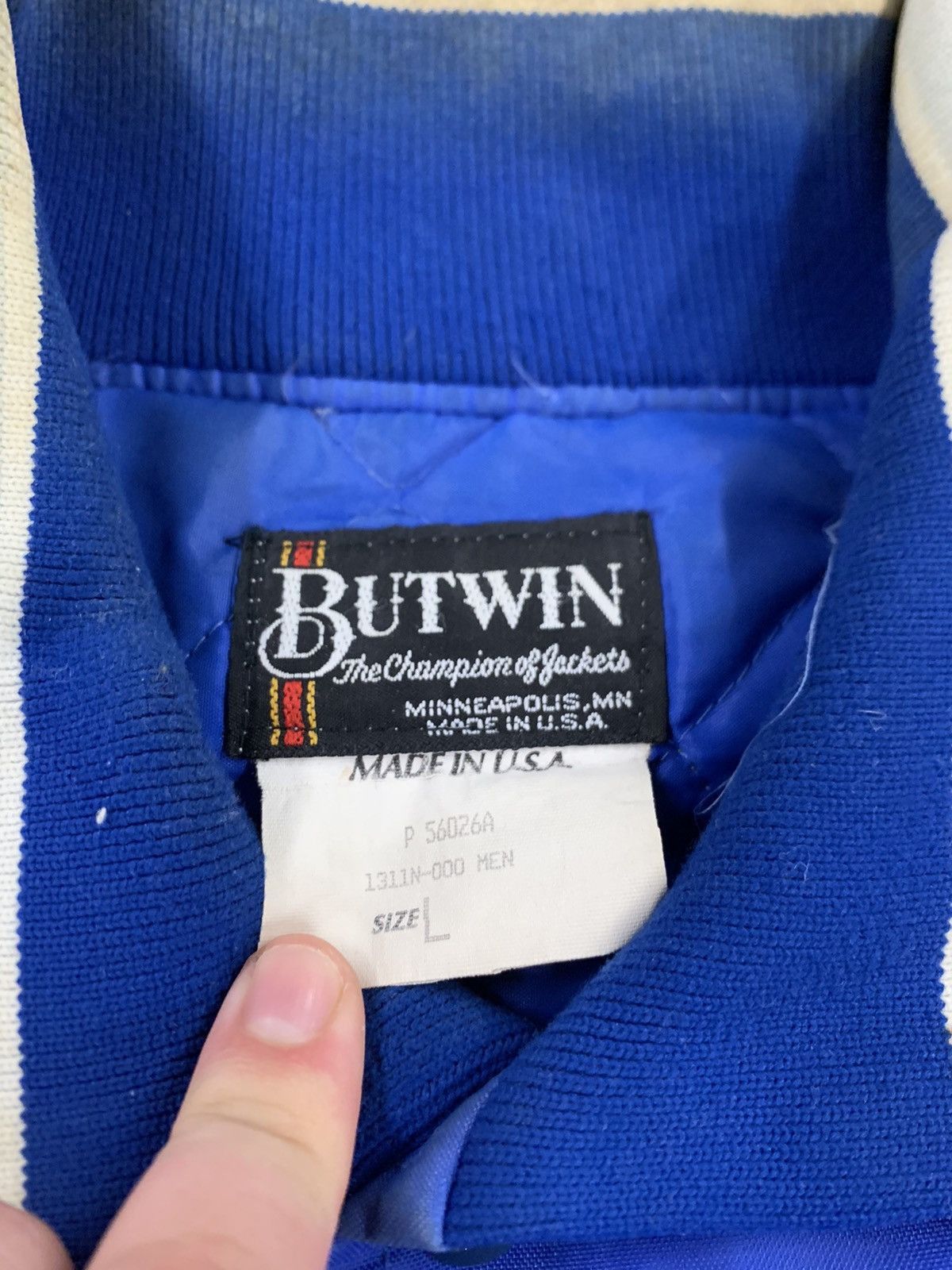 Vintage Vintage 80s Butwin Padded Warm Up Jacket Size US L / EU 52-54 / 3 - 5 Thumbnail