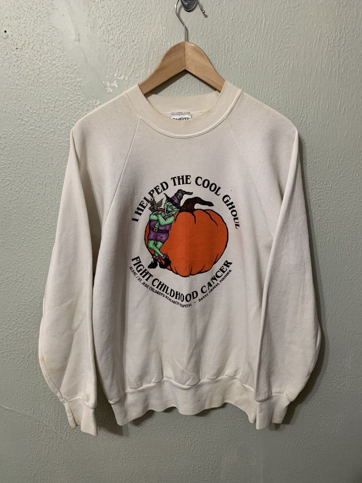 Vintage Vintage Crewneck I Helped the Cool Ghoul Halloween Crewneck Size US L / EU 52-54 / 3 - 5 Thumbnail