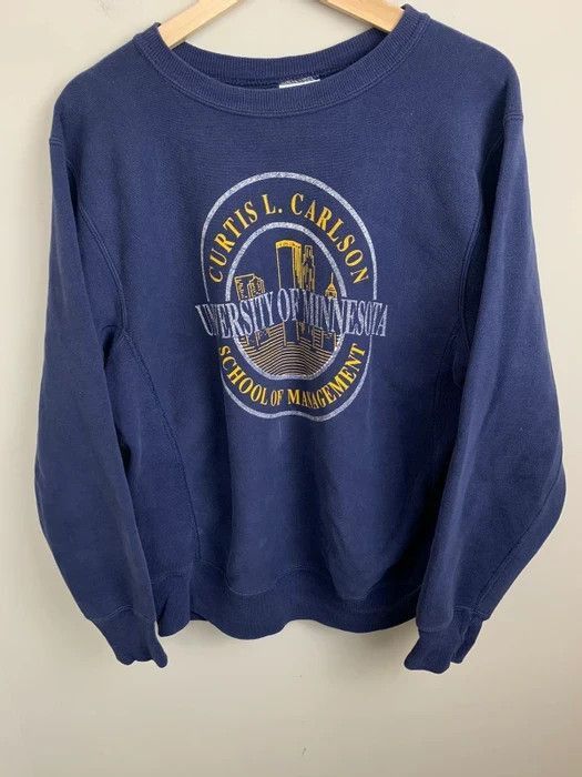 Vintage Vintage Crewneck Carlson School Reverse Weave Crewneck Size US L / EU 52-54 / 3 - 3 Thumbnail