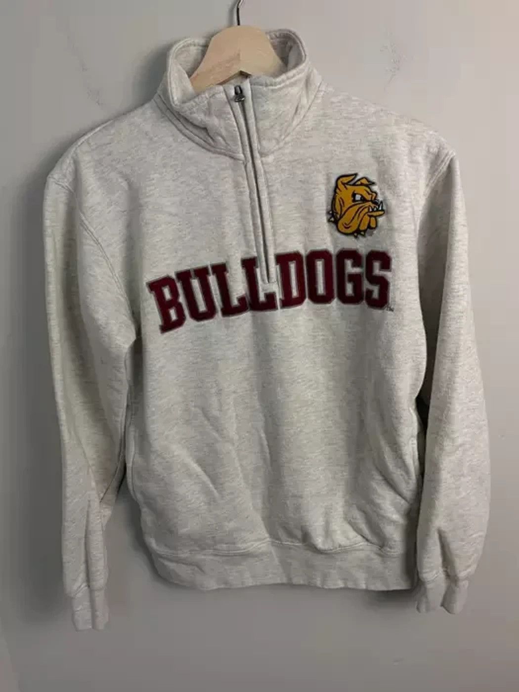 Vintage Vintage Crewneck Bulldogs Quarterzip Vintage Sweatshirt Size US XS / EU 42 / 0 - 2 Thumbnail
