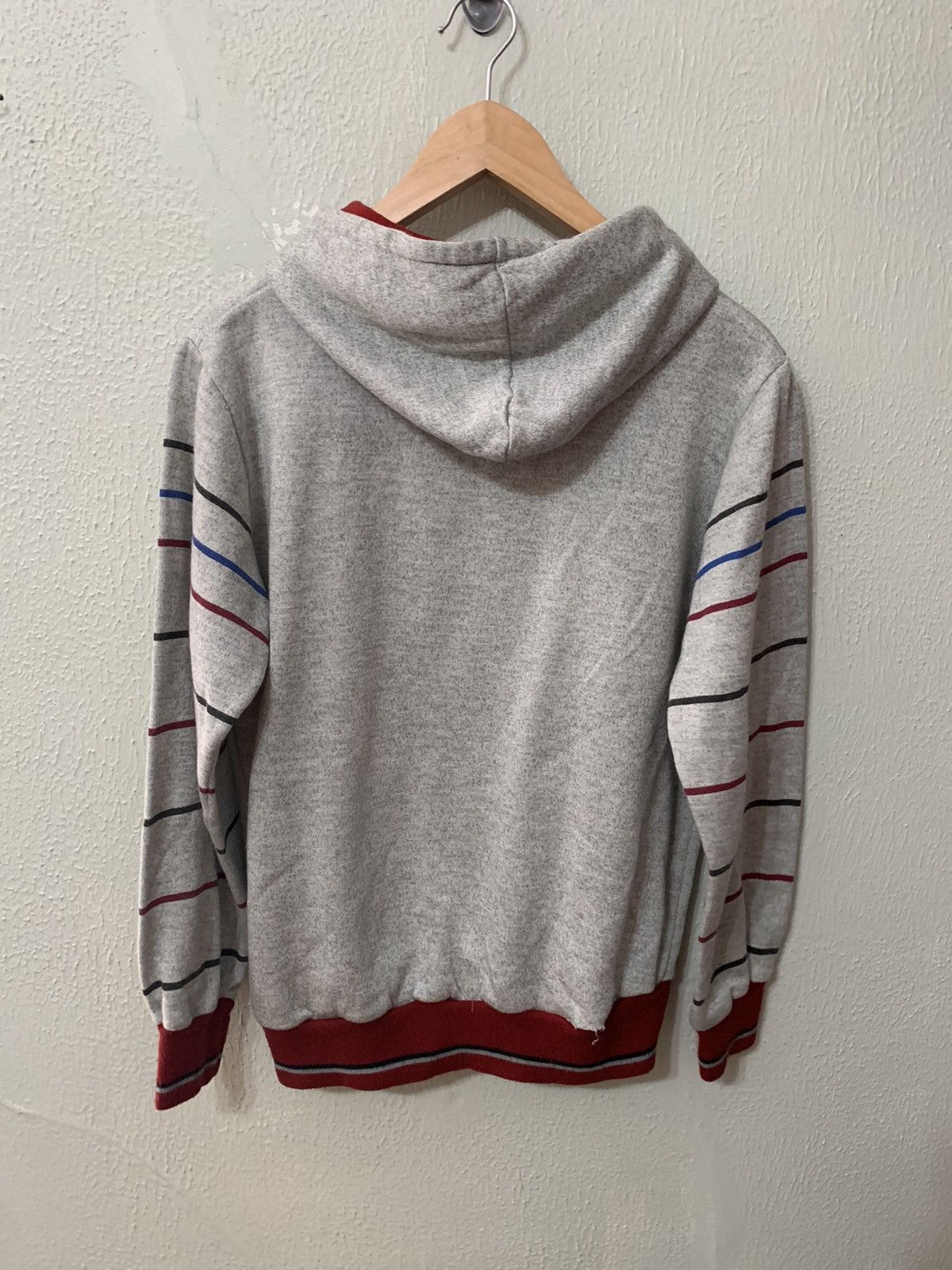 Wilson Vintage Crewneck 1980s Wilson Striped Hoodie Size US M / EU 48-50 / 2 - 2 Thumbnail