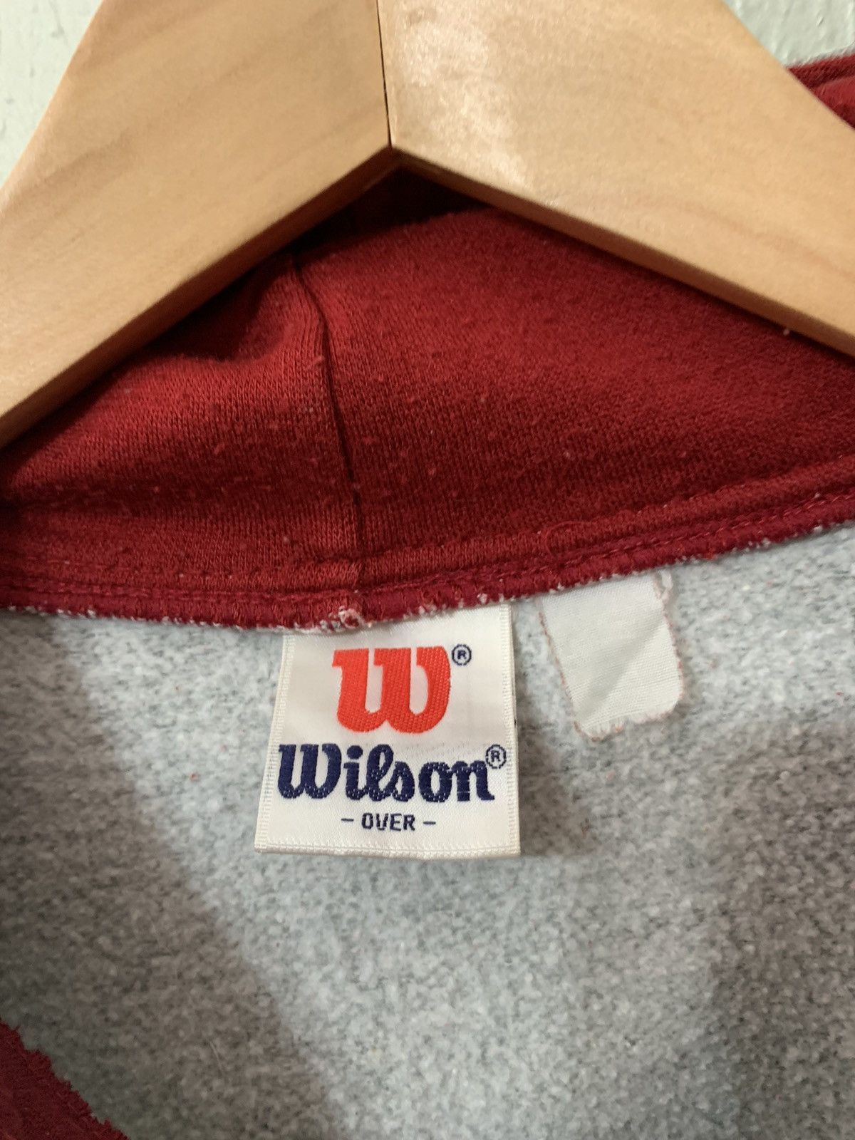 Wilson Vintage Crewneck 1980s Wilson Striped Hoodie Size US M / EU 48-50 / 2 - 3 Thumbnail