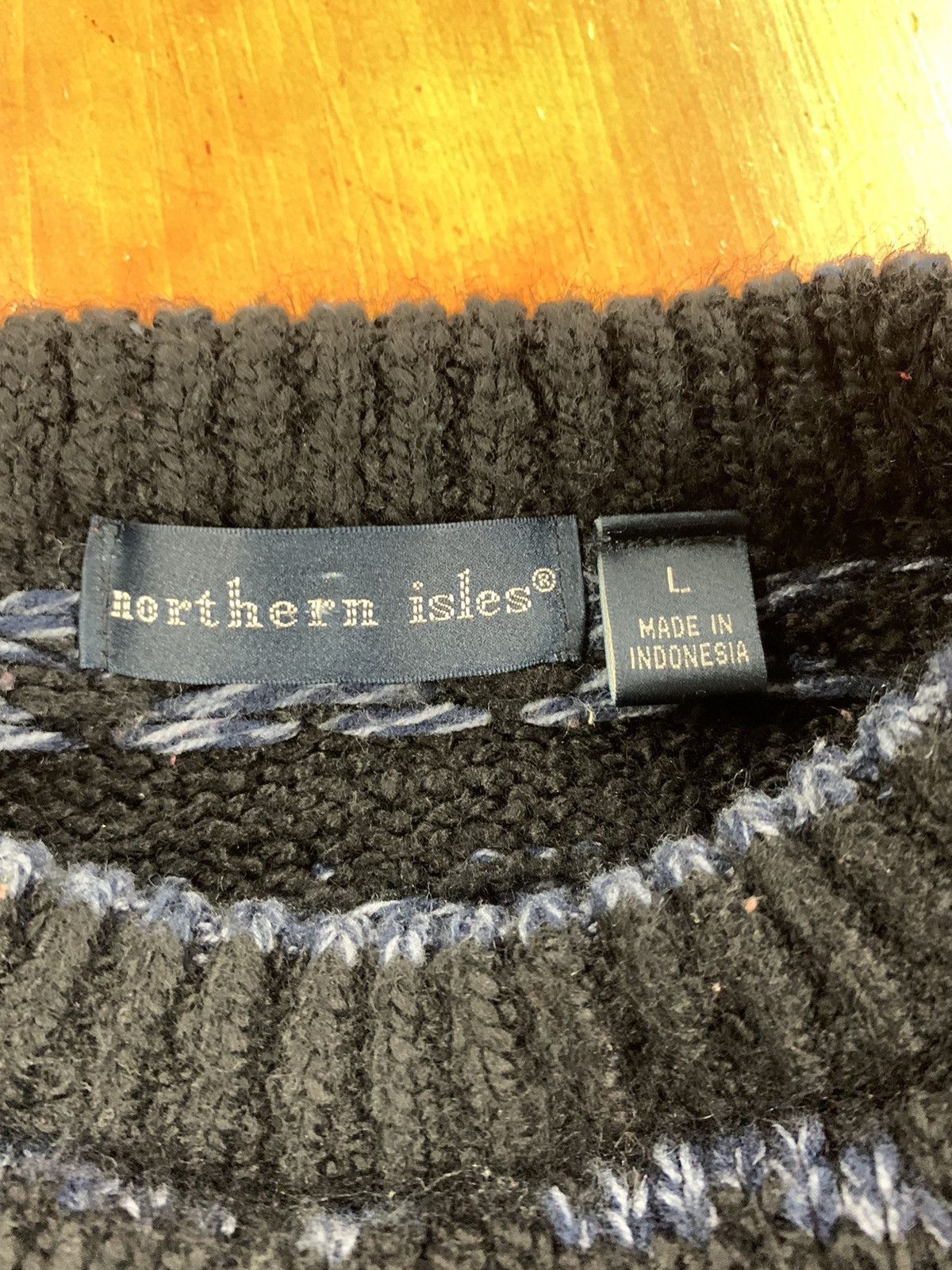 Vintage Vintage Northern Isles Shaggy Naval ChainLink Knit Size US L / EU 52-54 / 3 - 2 Thumbnail