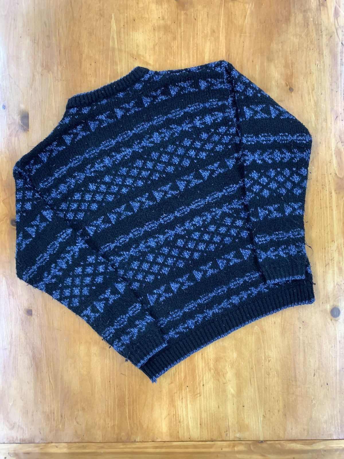 Vintage Vintage Northern Isles Shaggy Naval ChainLink Knit Size US L / EU 52-54 / 3 - 5 Thumbnail