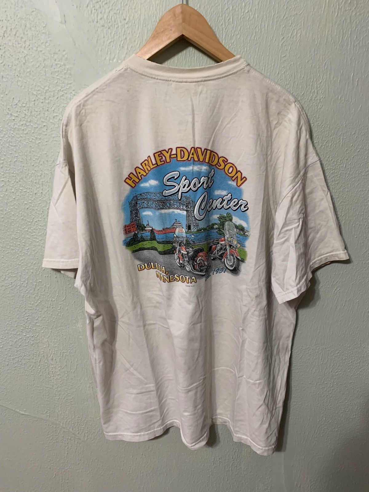 Harley Davidson × Vintage Vintage Harley Davidson Duluth 2006 Tee Size US XXL / EU 58 / 5 - 4 Thumbnail