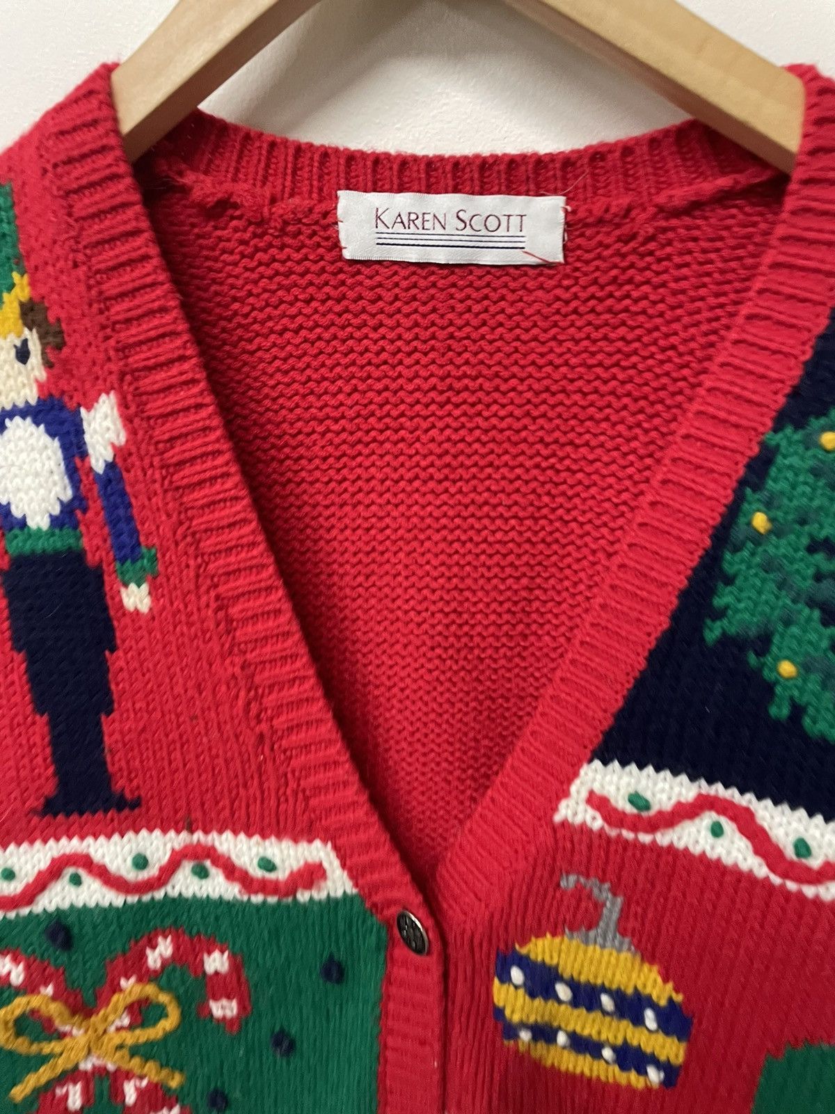 Vintage Vintage Winter Knit Sweater Vest Size US M / EU 48-50 / 2 - 2 Thumbnail