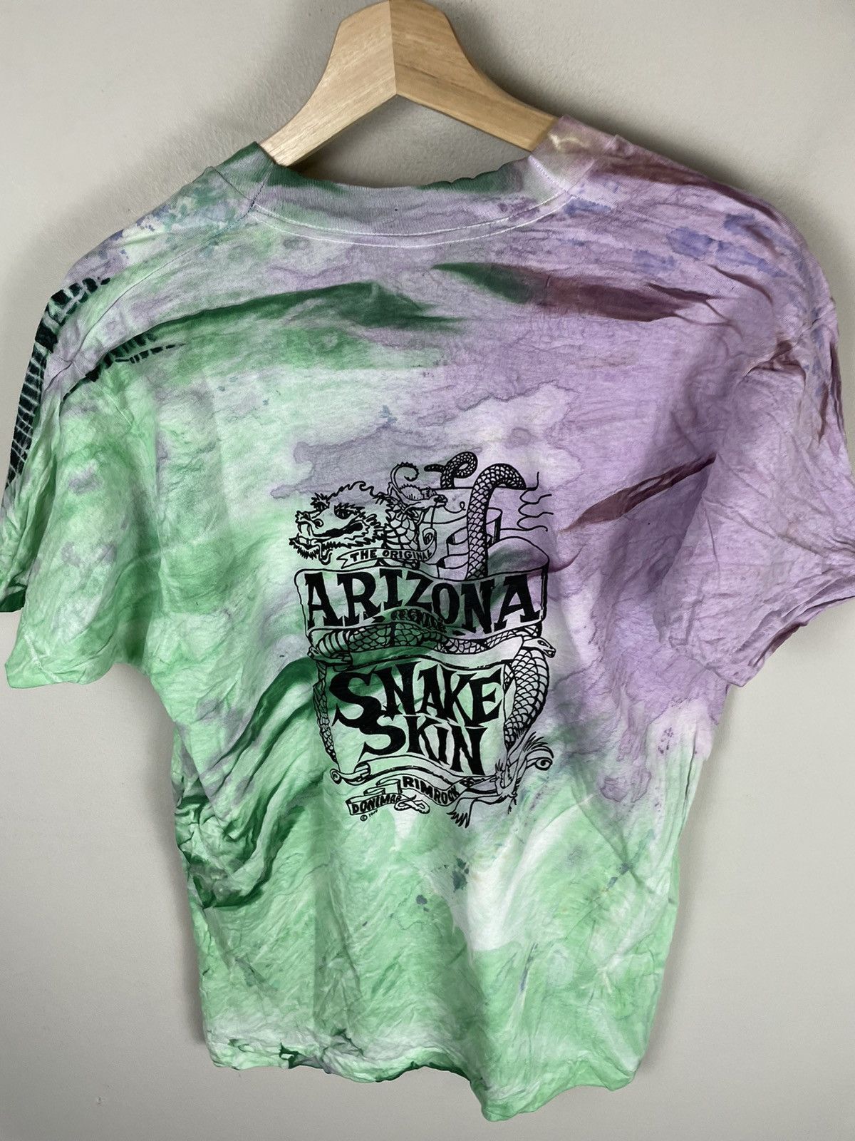 Vintage Vintage Cyber Lizard Tie Dye Tee Size US L / EU 52-54 / 3 - 2 Thumbnail
