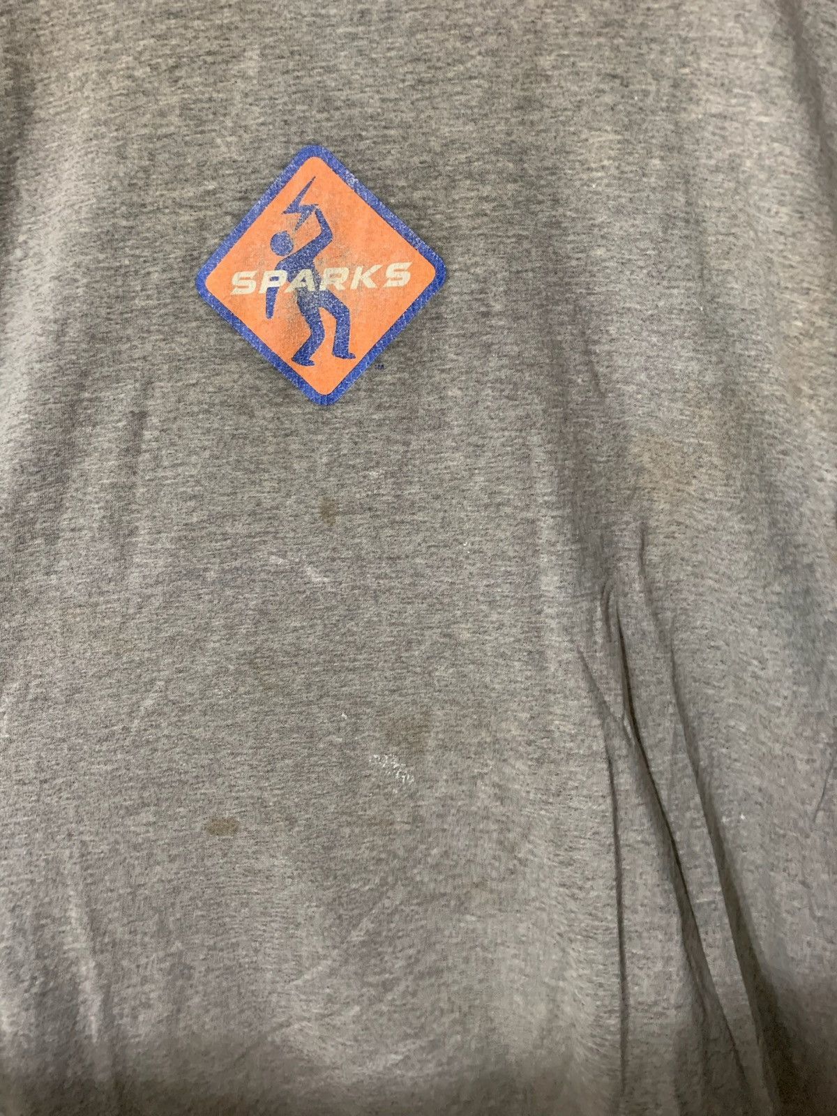 Vintage Vintage Sparks Logo T-Shirt Size US L / EU 52-54 / 3 - 3 Thumbnail