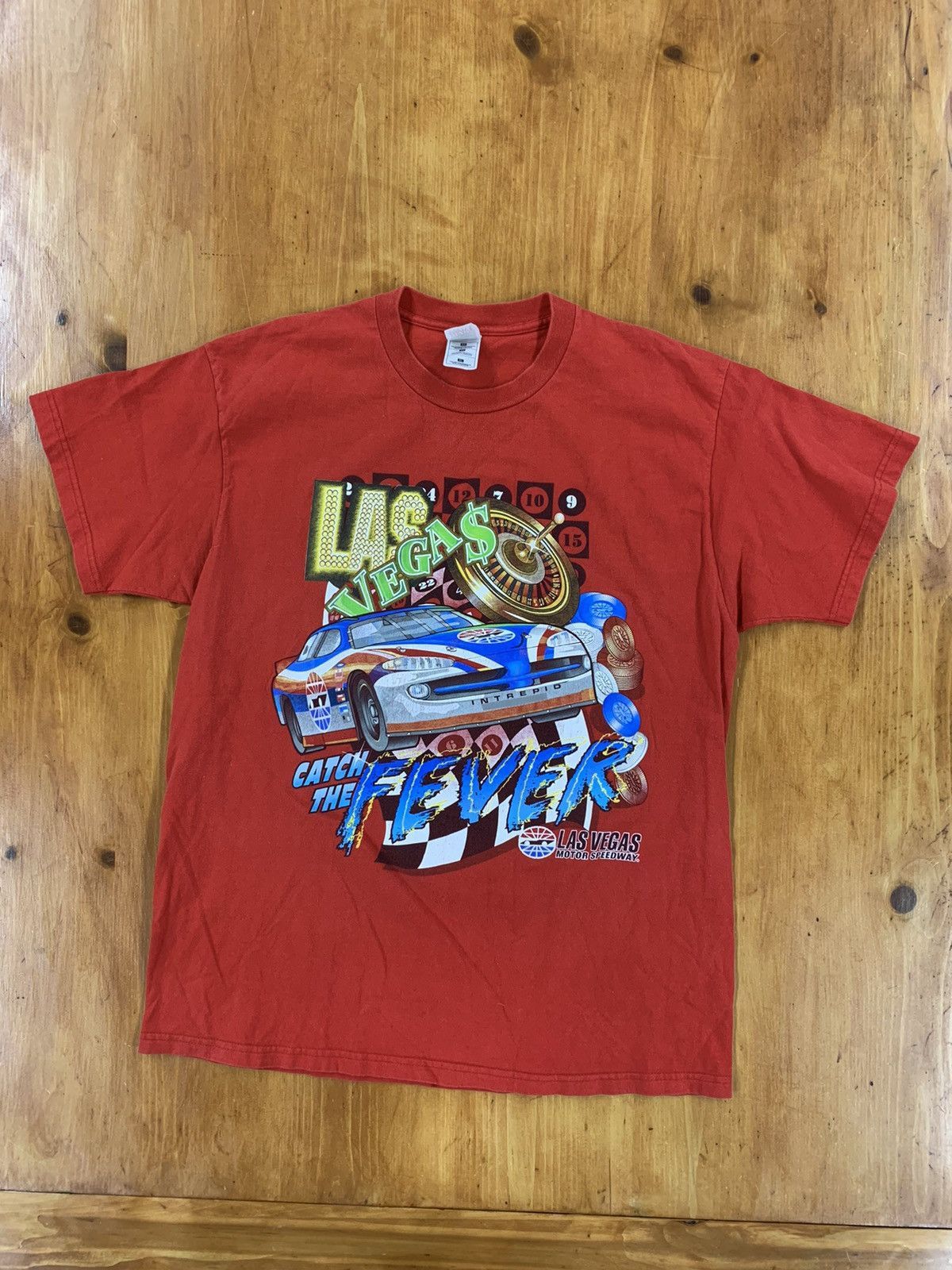 Vintage Vintage 1990s Las Vegas Motorway T-Shirt Size US XL / EU 56 / 4 - 3 Thumbnail