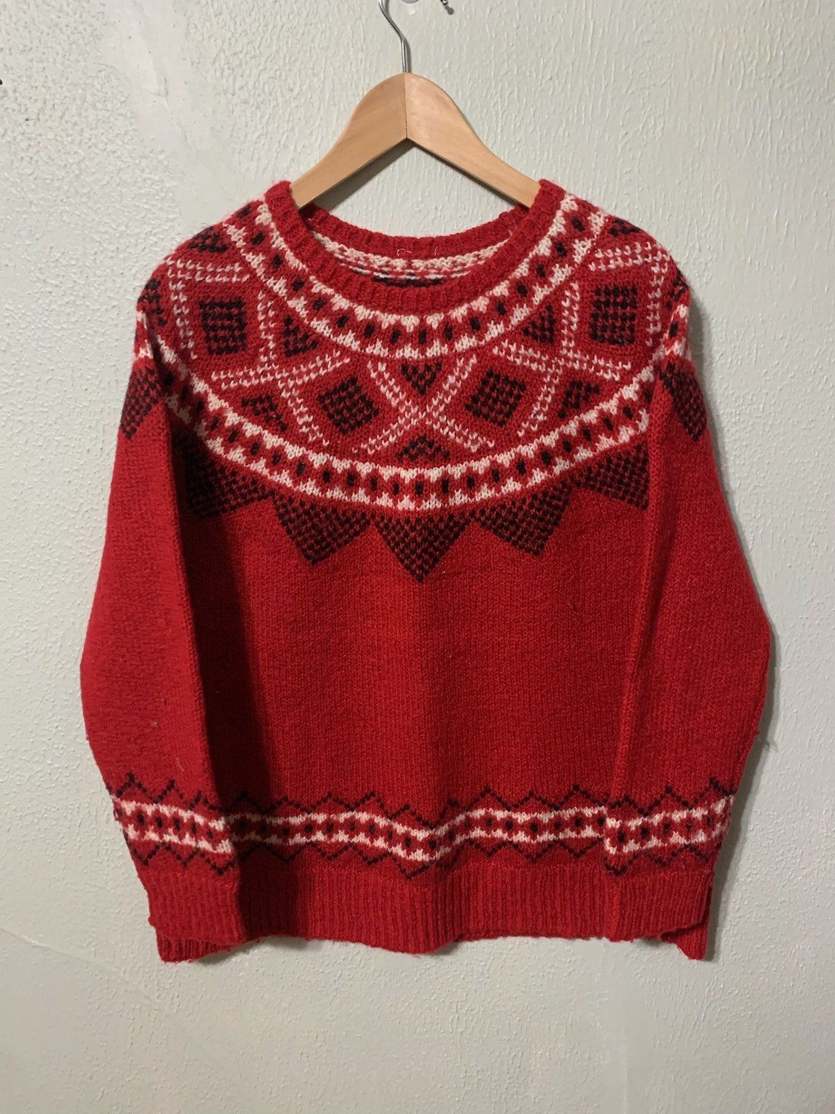 Vintage Vintage Handknit Regal Knit Sweater Size US M / EU 48-50 / 2 - 2 Thumbnail