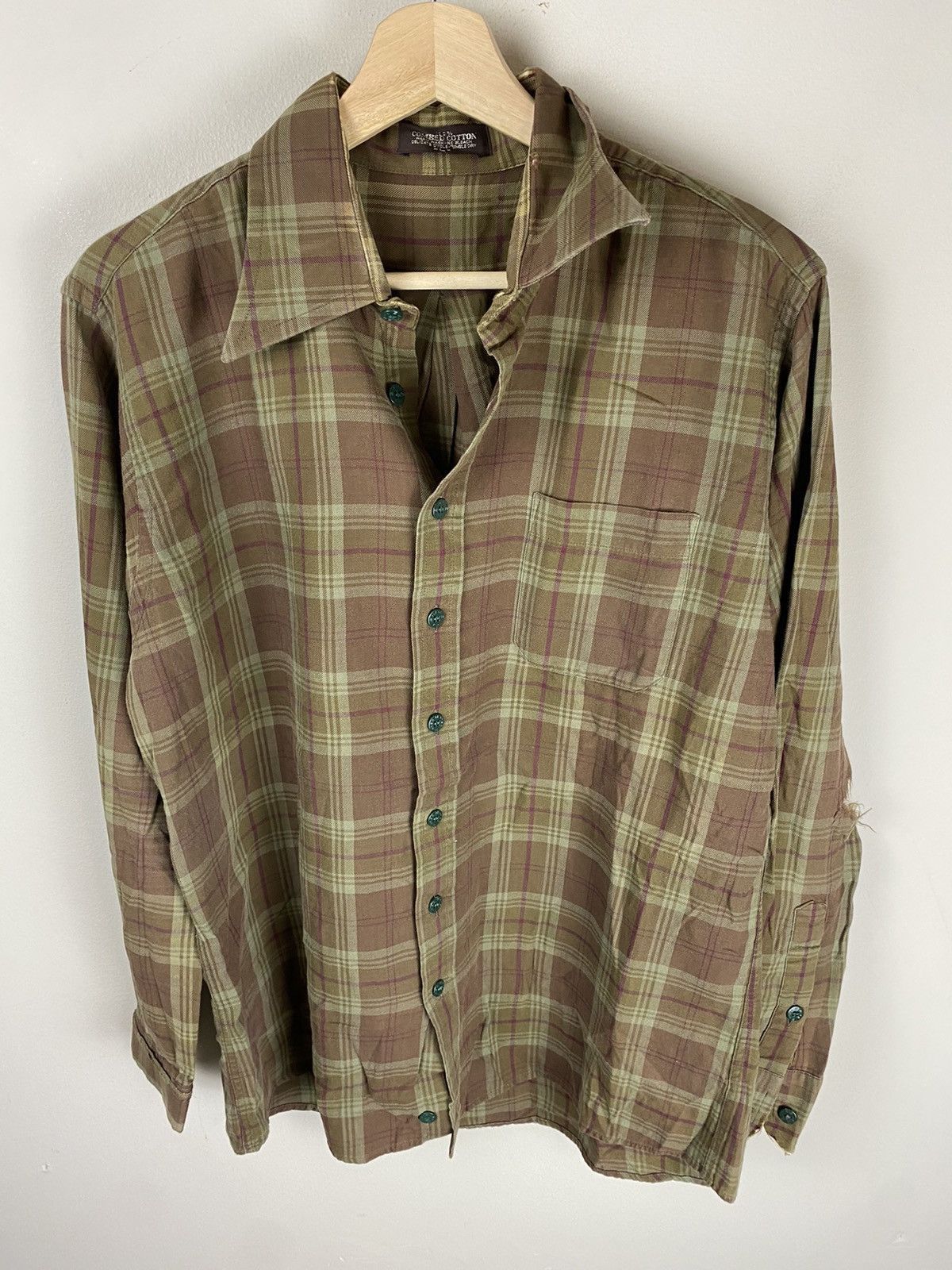 Vintage Vintage Earthen Check Button up Size US L / EU 52-54 / 3 - 2 Thumbnail