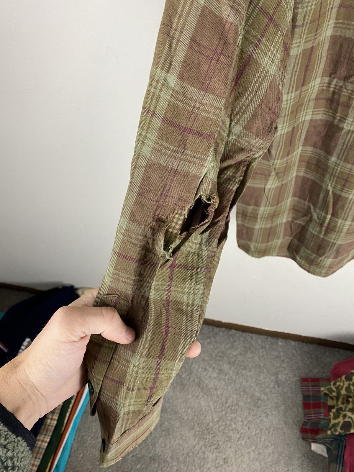 Vintage Vintage Earthen Check Button up Size US L / EU 52-54 / 3 - 4 Thumbnail
