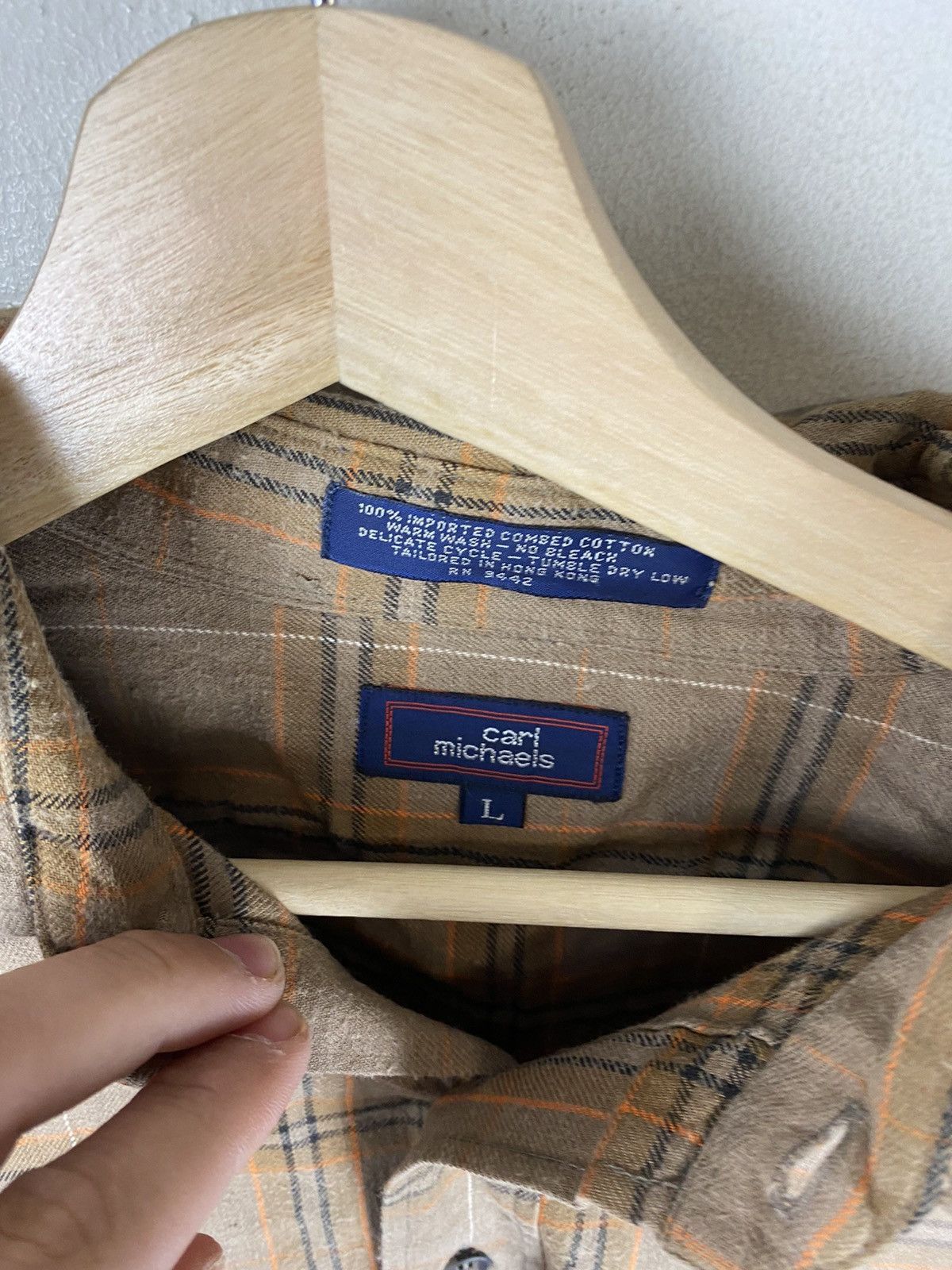 Vintage Vintage Brick Check Button Up Size US L / EU 52-54 / 3 - 3 Thumbnail