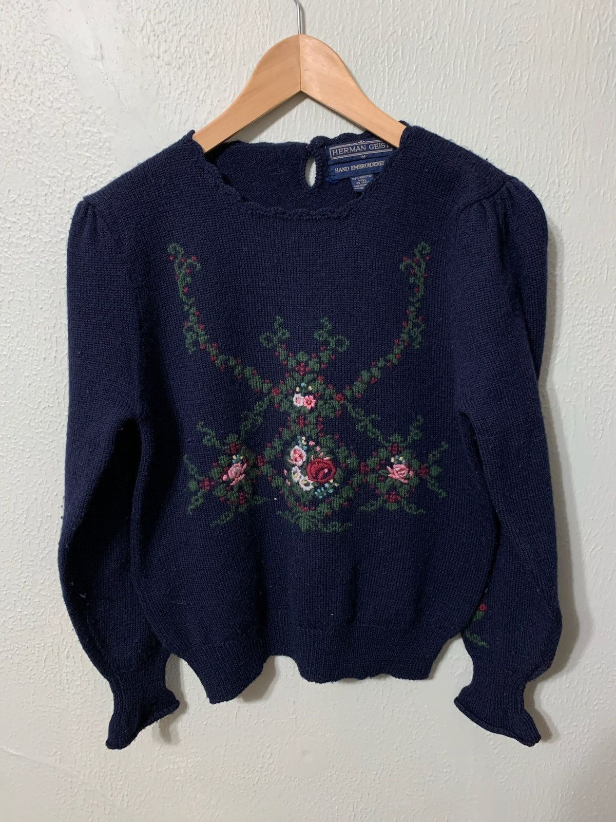 Vintage Vintage Vine Overgrowth Knit Sweater Size US S / EU 44-46 / 1 - 2 Thumbnail