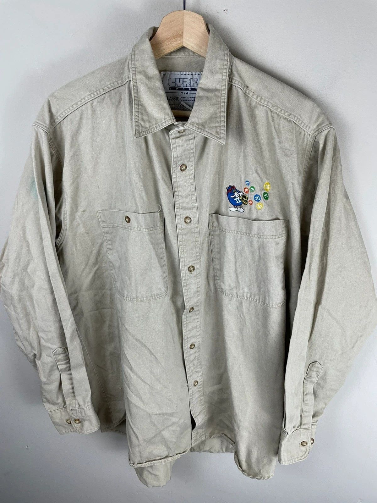 NASCAR × Vintage Vintage M&M Racing Button-Up Size US L / EU 52-54 / 3 - 3 Thumbnail