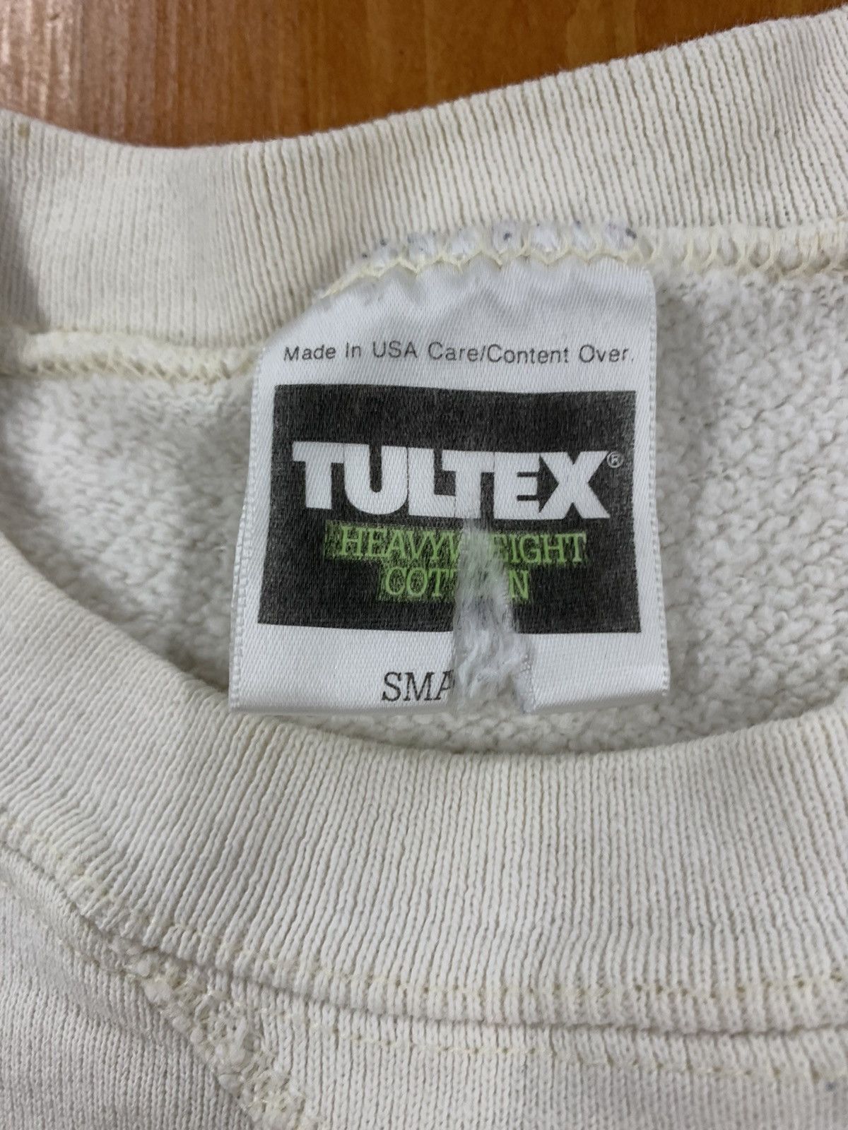 Vintage Vintage Crewneck 90s Tultex Blank White Crewneck Size US S / EU 44-46 / 1 - 2 Thumbnail